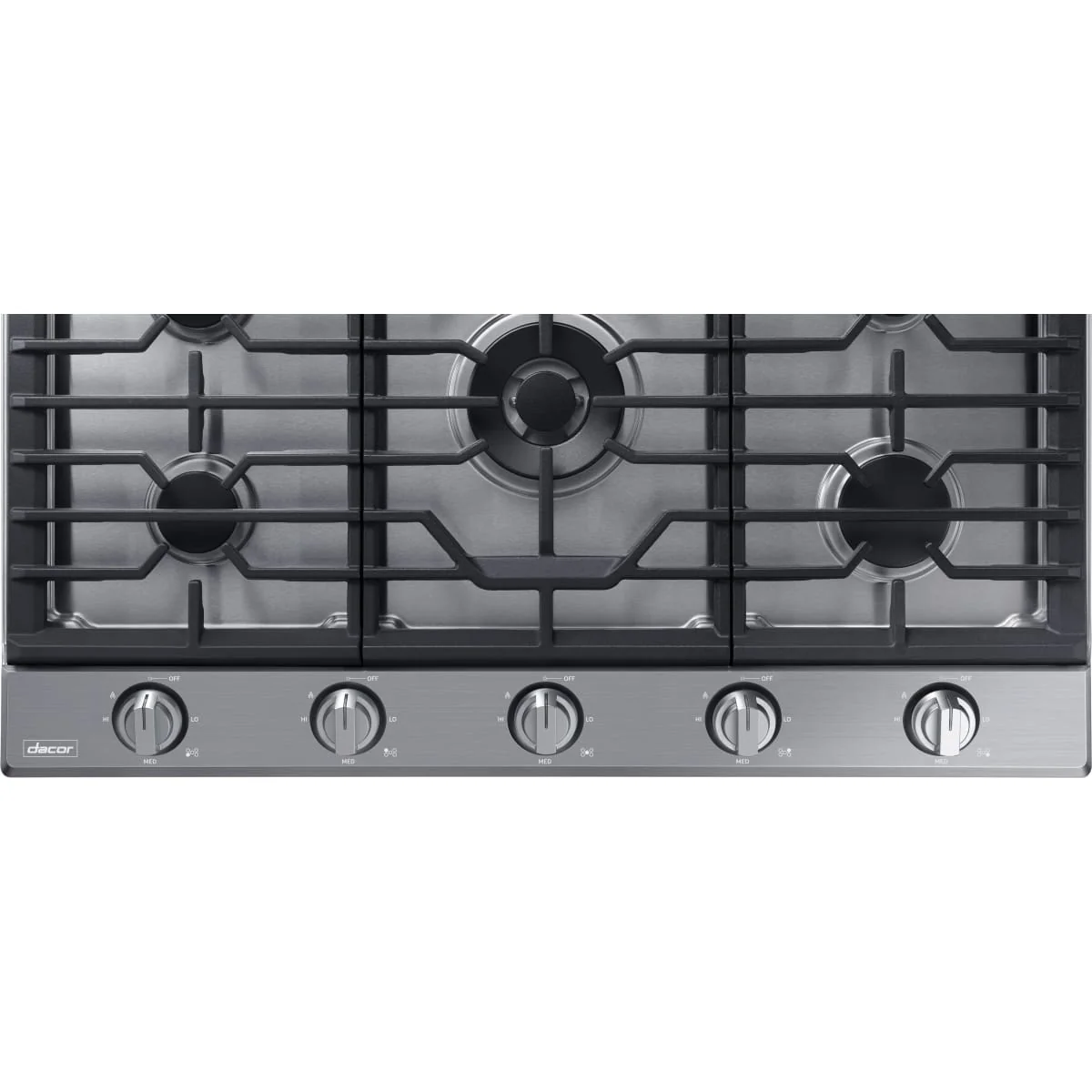Dacor 36-Inch Transitional Gas Cooktop, Silver Stainless, NG/LP - DTG36P875NS - Image 5