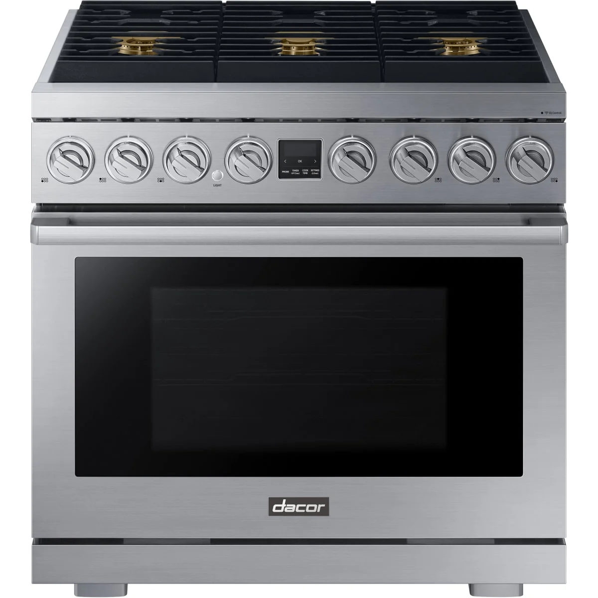 Dacor 36-Inch Transitional Gas Range, Silver Stainless - DOP36T86GLS