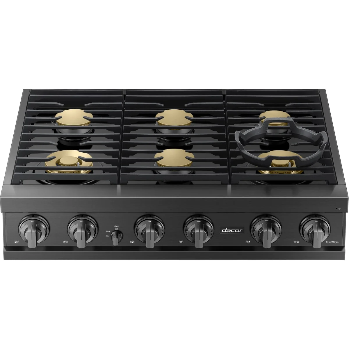Dacor 36-Inch Transitional Gas Rangetop, Graphite Stainless - DTT36T960GM - Image 2