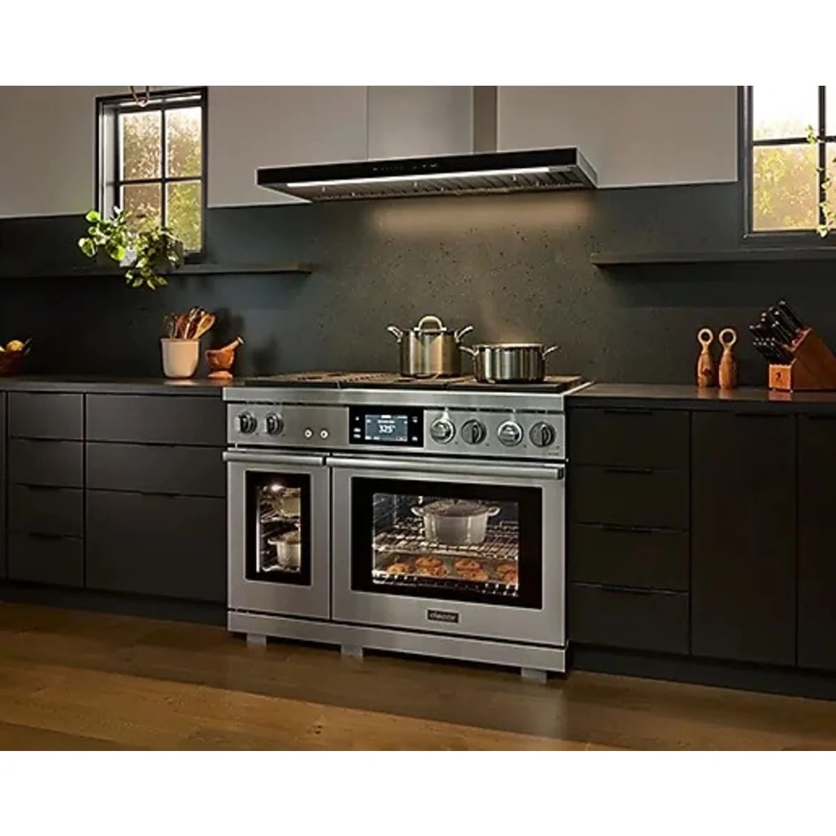 Dacor 48-Inch Transitional Dual-Fuel Steam Range, Silver Stainless - DOP48T960DS - Image 9