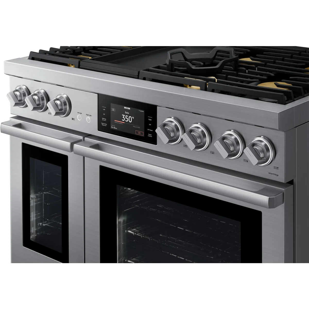 Dacor 48-Inch Transitional Dual-Fuel Steam Range with Embedded Griddle, Silver Stainless - DOP48T963DS - Image 4