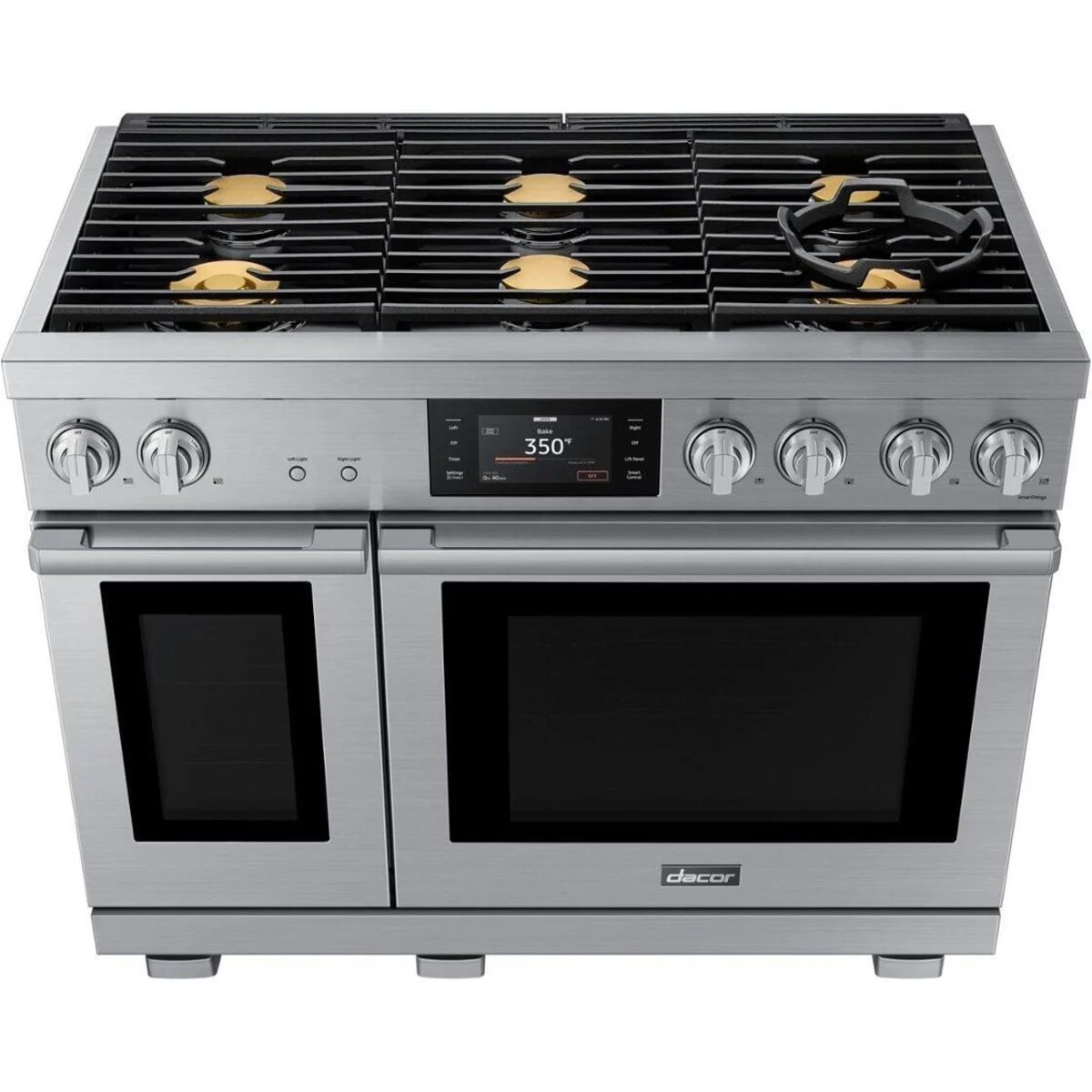 Dacor 48-Inch Transitional Gas Range, Silver Stainless - DOP48T960GS - Image 2
