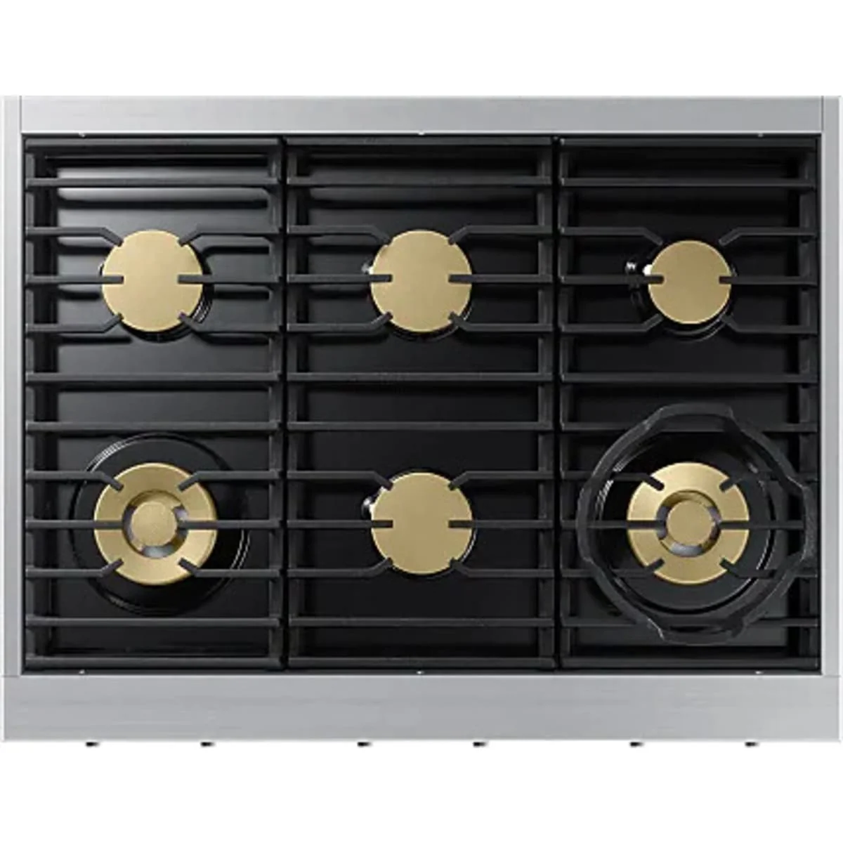 Dacor 36-Inch Transitional Gas Rangetop, Silver Stainless - DTT36T960GS - Image 3