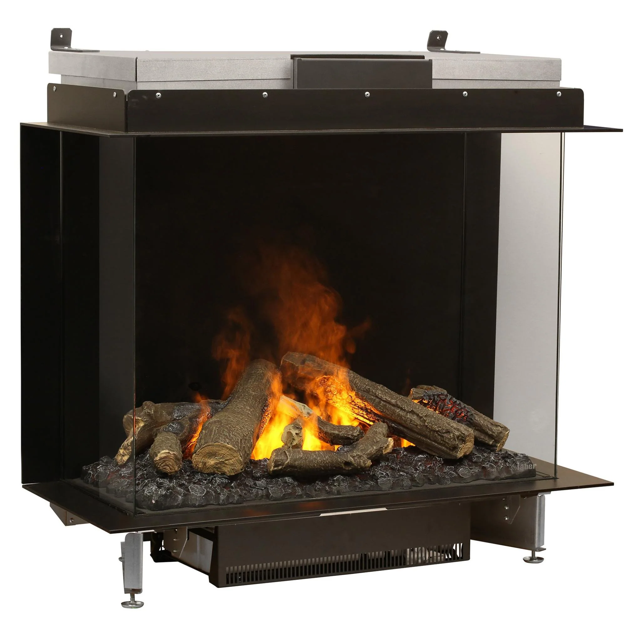 Dimplex e-MatriX 32"x26" Electric Firebox, Three-Sided (Bay) Front Glass - FEF3226L3 - Image 3