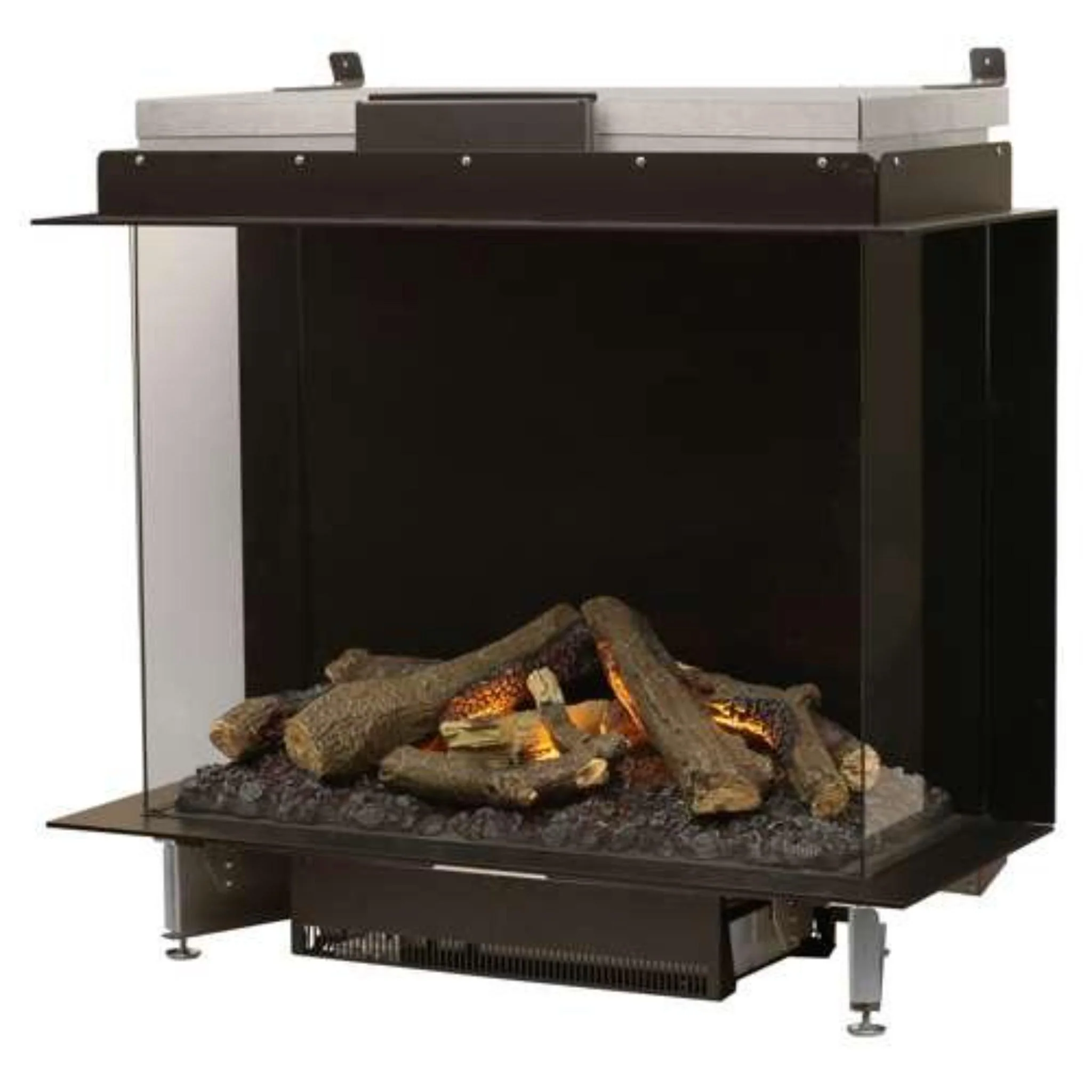Dimplex e-MatriX 32"x26" Electric Firebox, Three-Sided (Bay) Front Glass - FEF3226L3 - Image 4