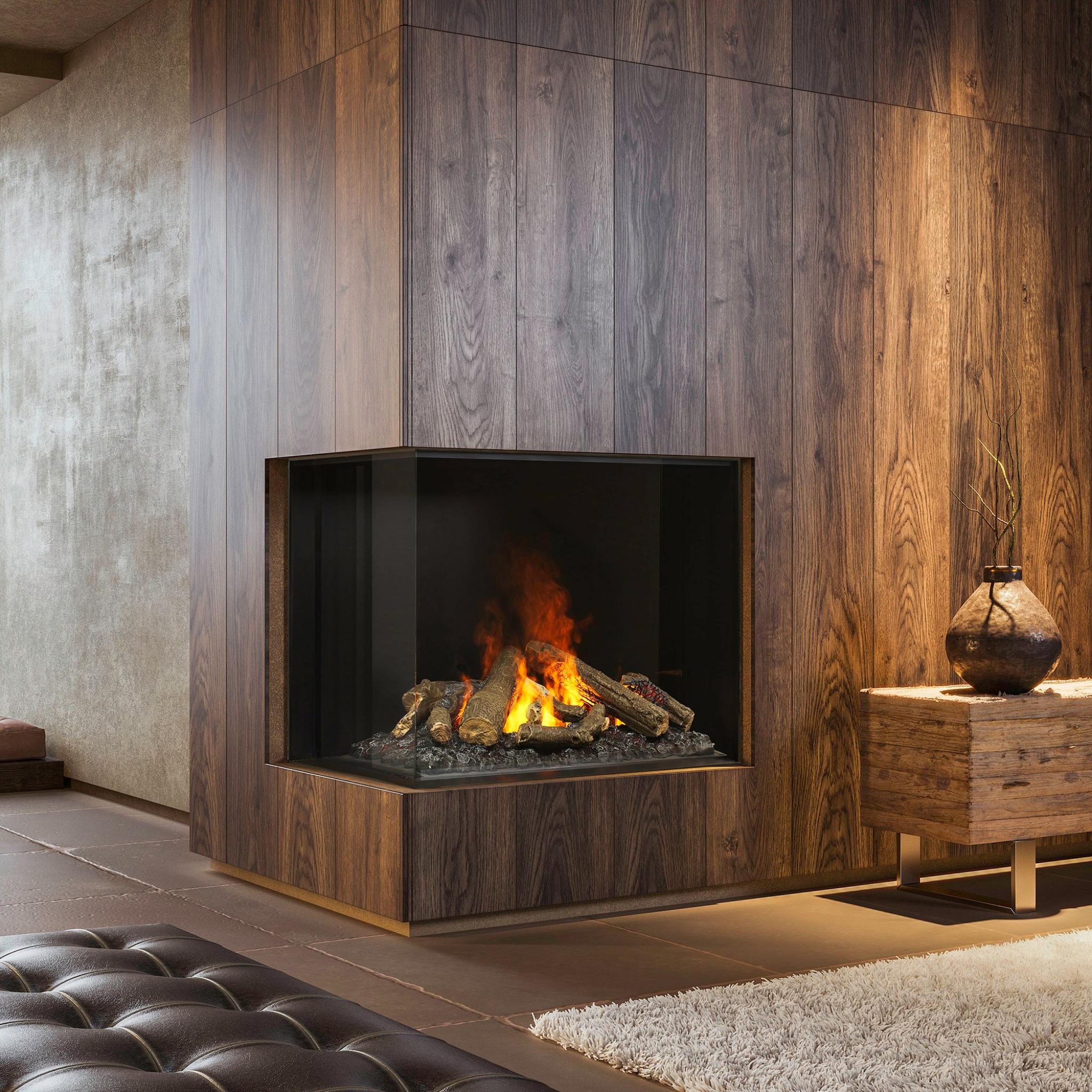 Dimplex e-MatriX 32"x26" Two-Sided Electric Firebox, Left-Facing - FEF3226L2L - Image 2