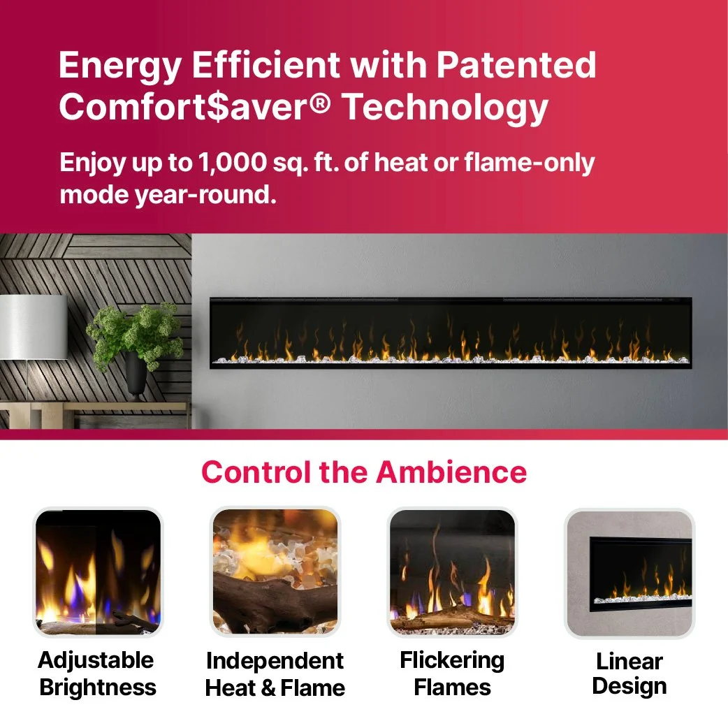 Dimplex Ignite XL 100" Linear Electric Fireplace - XLF100 - Image 5