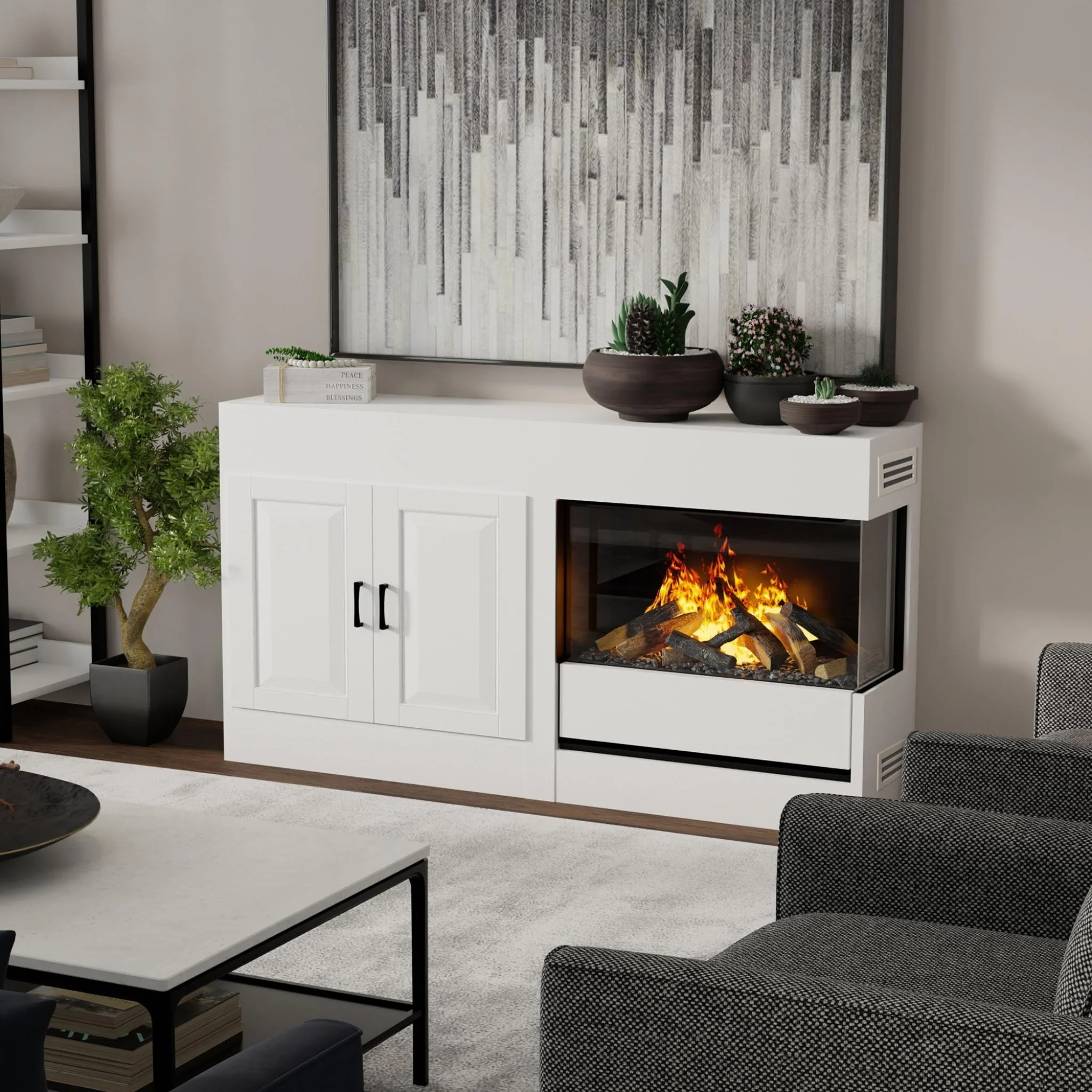 Dimplex Optimyst Aura 30in Vapor Fireplace - 3STEP-RGB-AM - Image 6