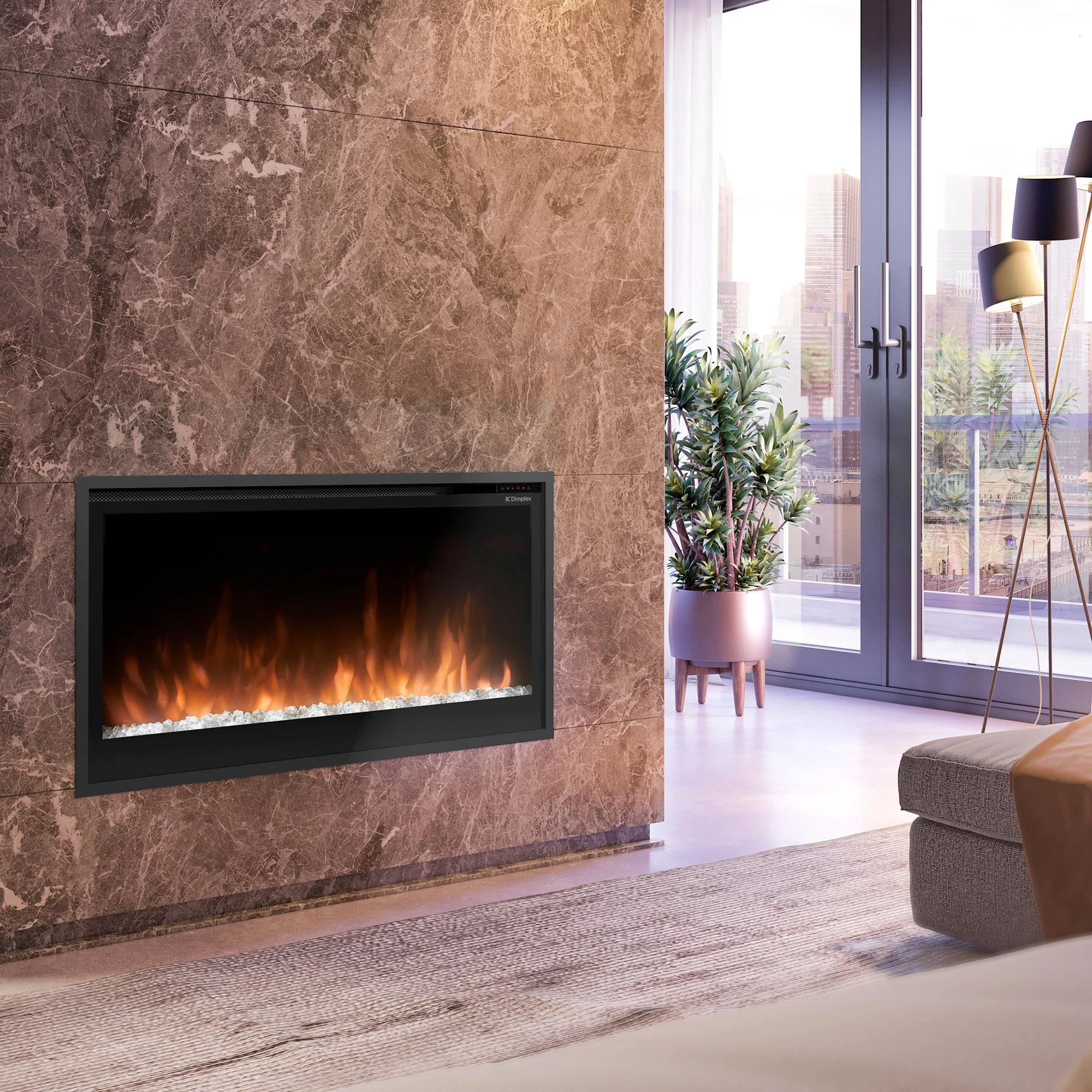 Dimplex Slim 60" Linear Electric Fireplace - PLF6014-XS - Image 3