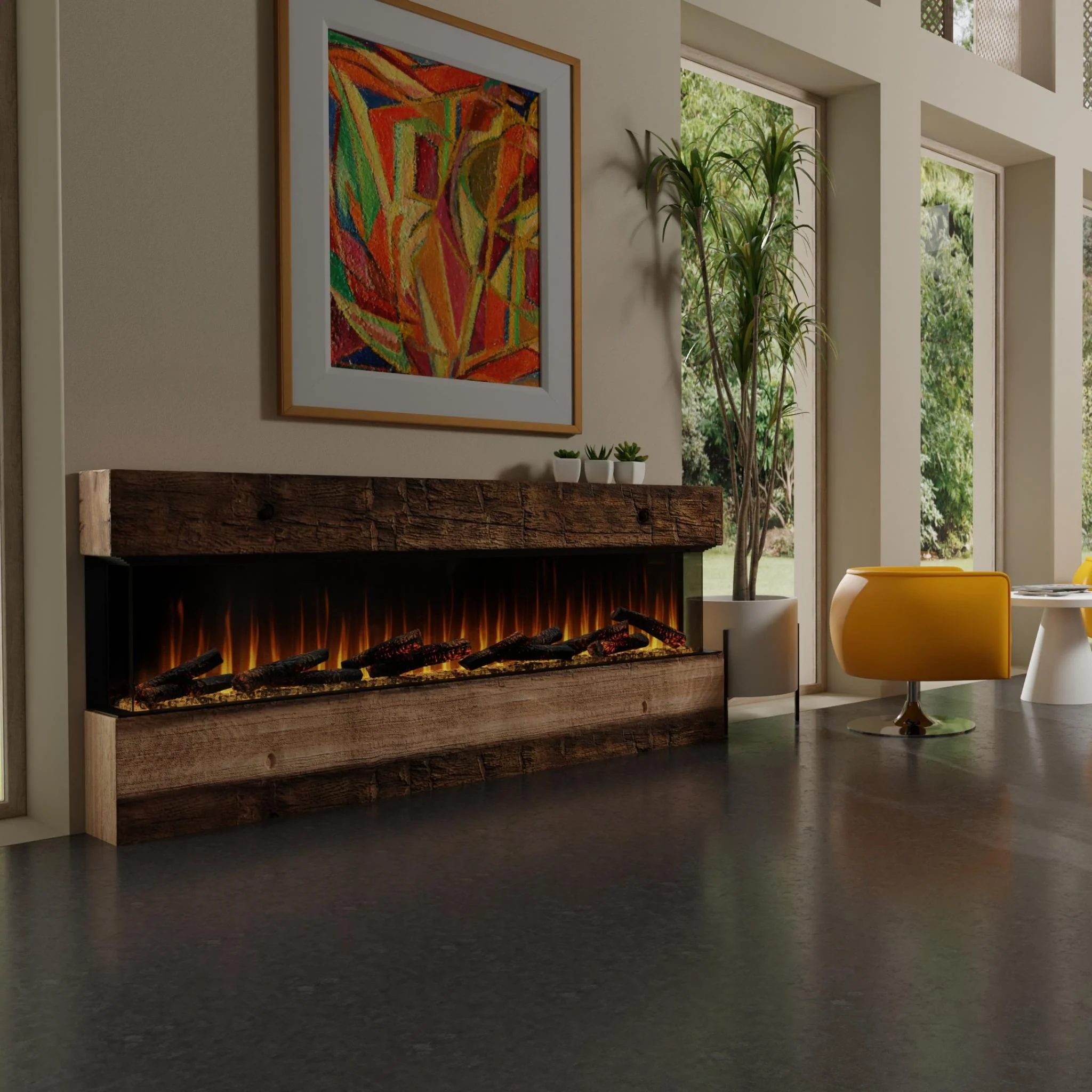 Dimplex Ultra Ignite Ultra 88" Linear Electric Fireplace - ULT88 - Image 4