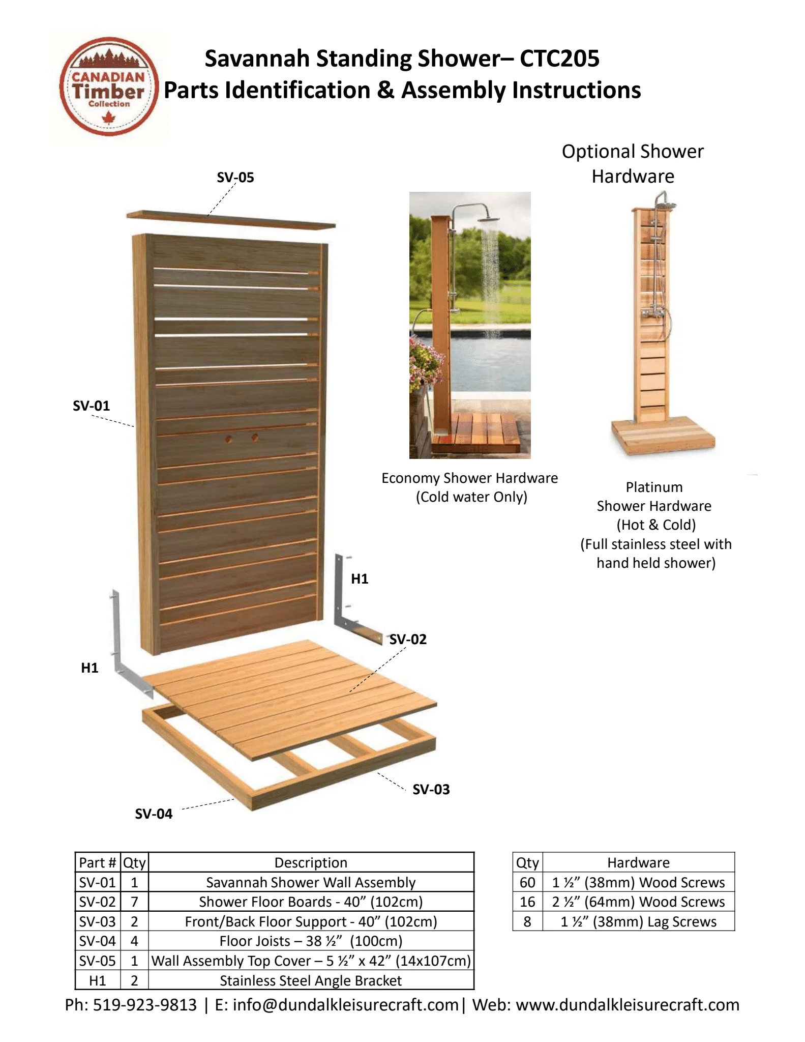 Dundalk Leisurecraft Canadian Savannah Outdoor Shower - Image 2