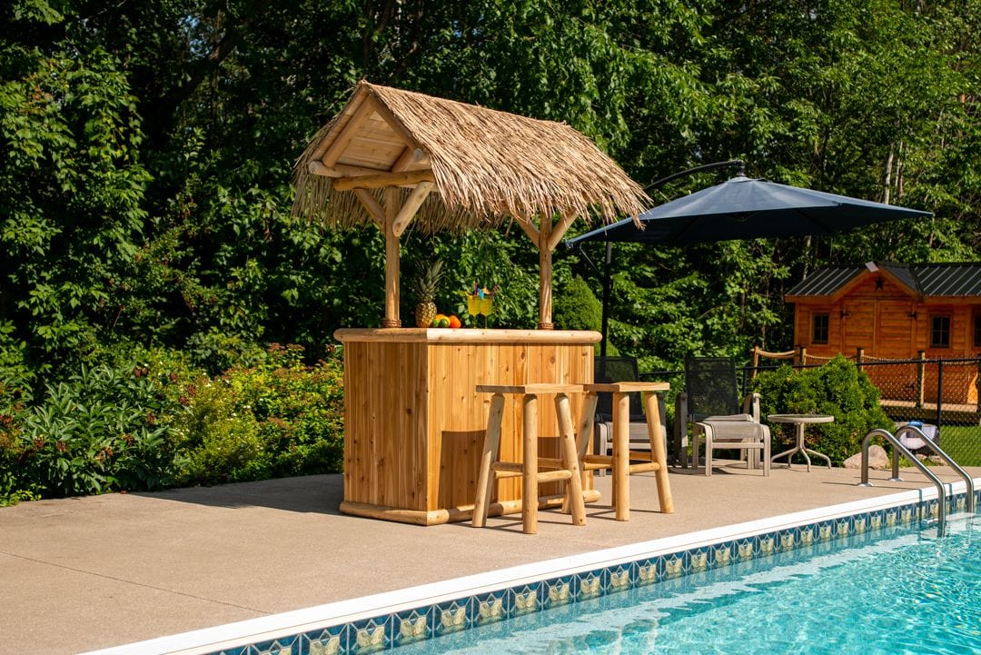 Dundalk Leisurecraft Canadian Timber Southern Fantasy Tiki Bar - Image 3
