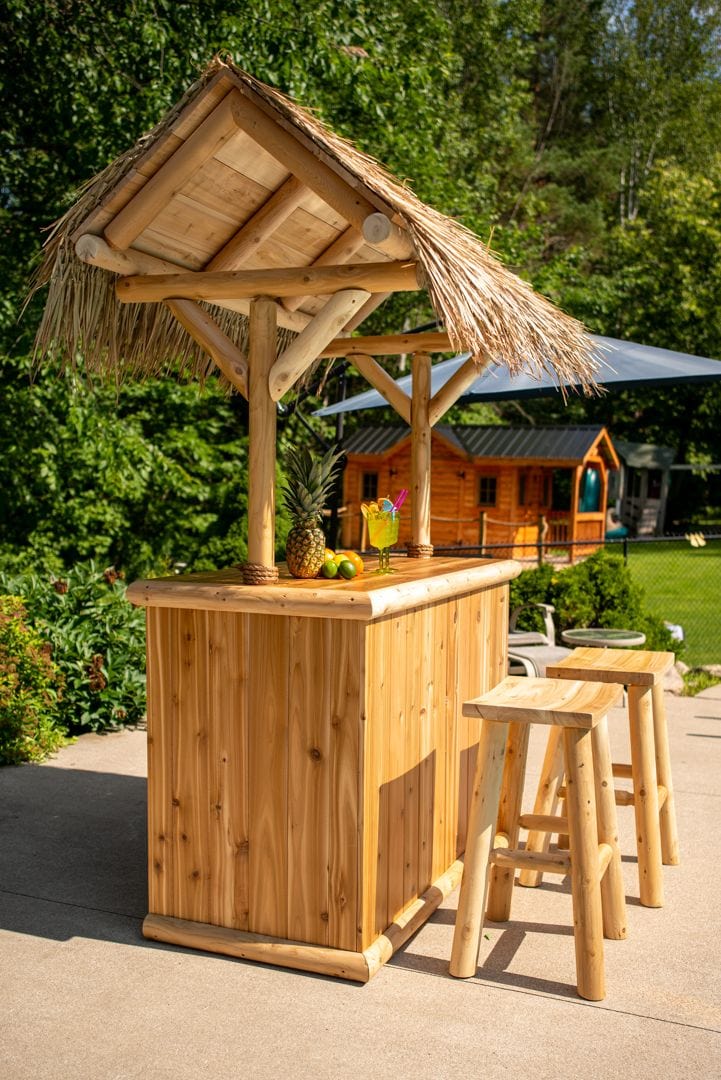 Dundalk Leisurecraft Canadian Timber Southern Fantasy Tiki Bar - Image 4