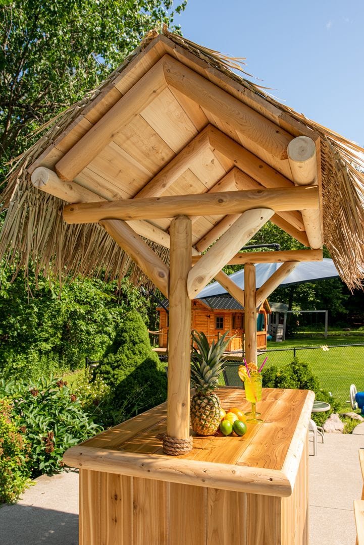 Dundalk Leisurecraft Canadian Timber Southern Fantasy Tiki Bar - Image 5