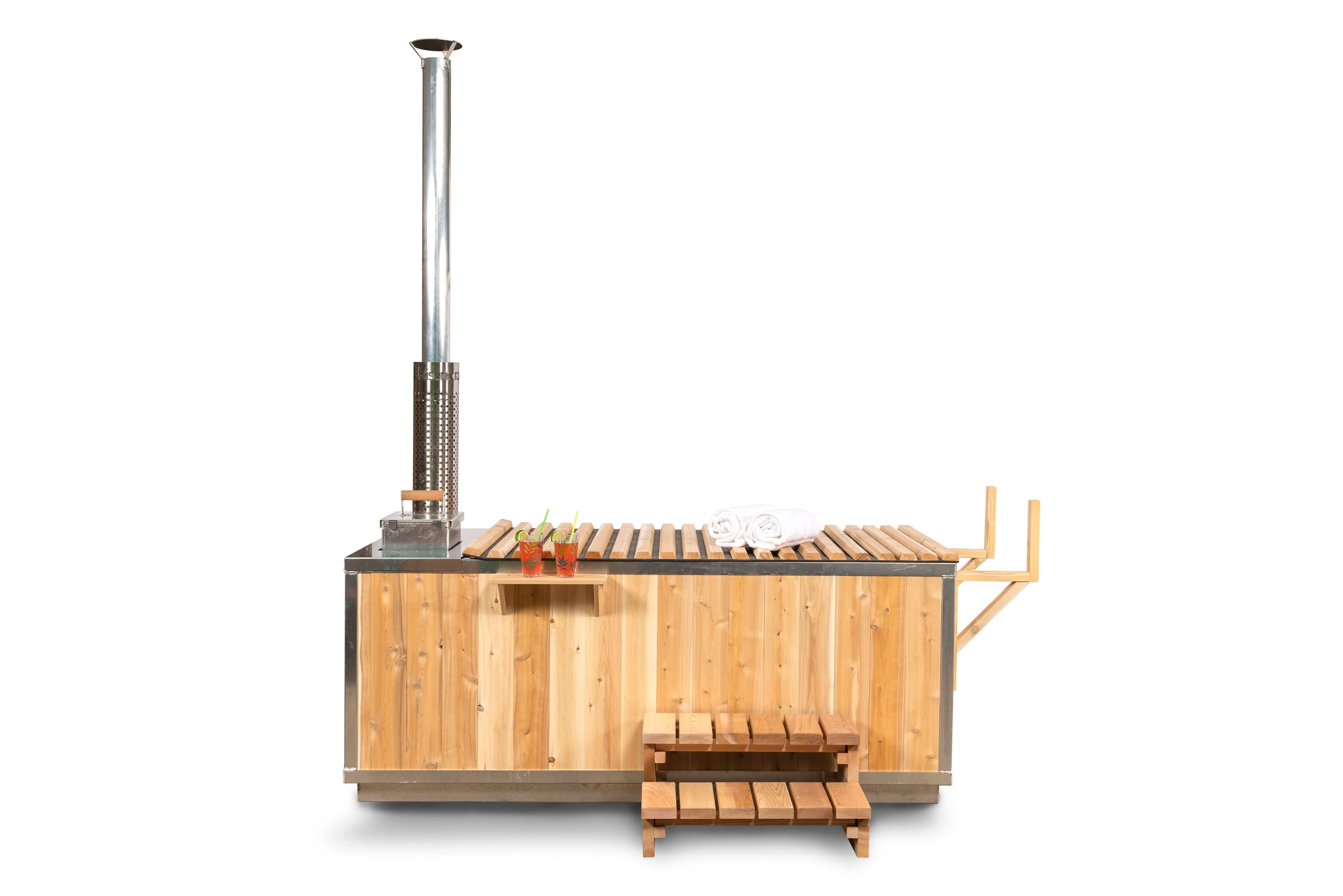 Dundalk Leisurecraft Canadian Timber The Starlight Wood Burning Hot Tub - Image 6