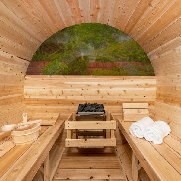 Dundalk Leisurecraft Canadian Tranquility MP Barrel Sauna | 6-8 Persons - Image 4