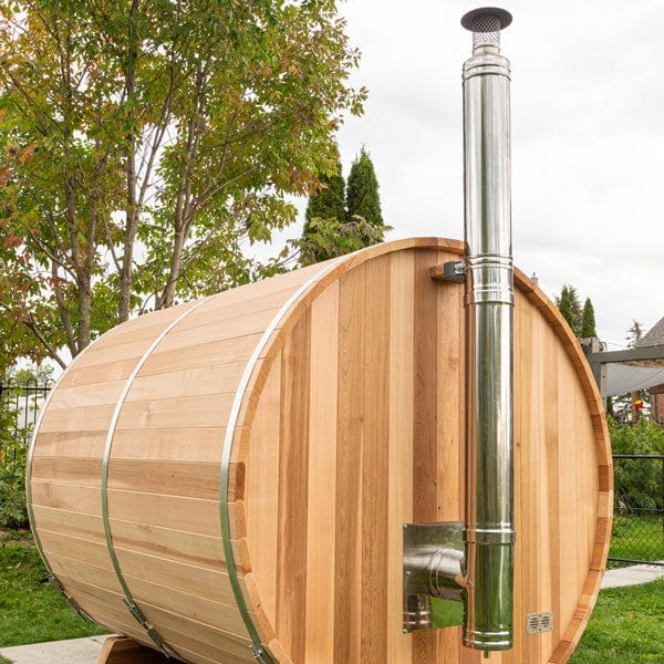Dundalk Leisurecraft Chimney & Heat Shield Set For Barrel, POD, & Luna Saunas - Image 2