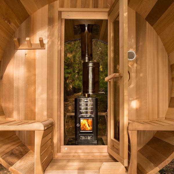 Dundalk Leisurecraft Chimney & Heat Shield Set with Water Tank for Panoramic Saunas - Image 3