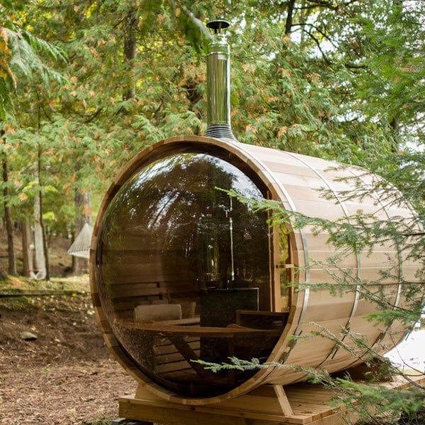 Dundalk Leisurecraft Chimney & Heat Shield Set with Water Tank for Panoramic Saunas - Image 4
