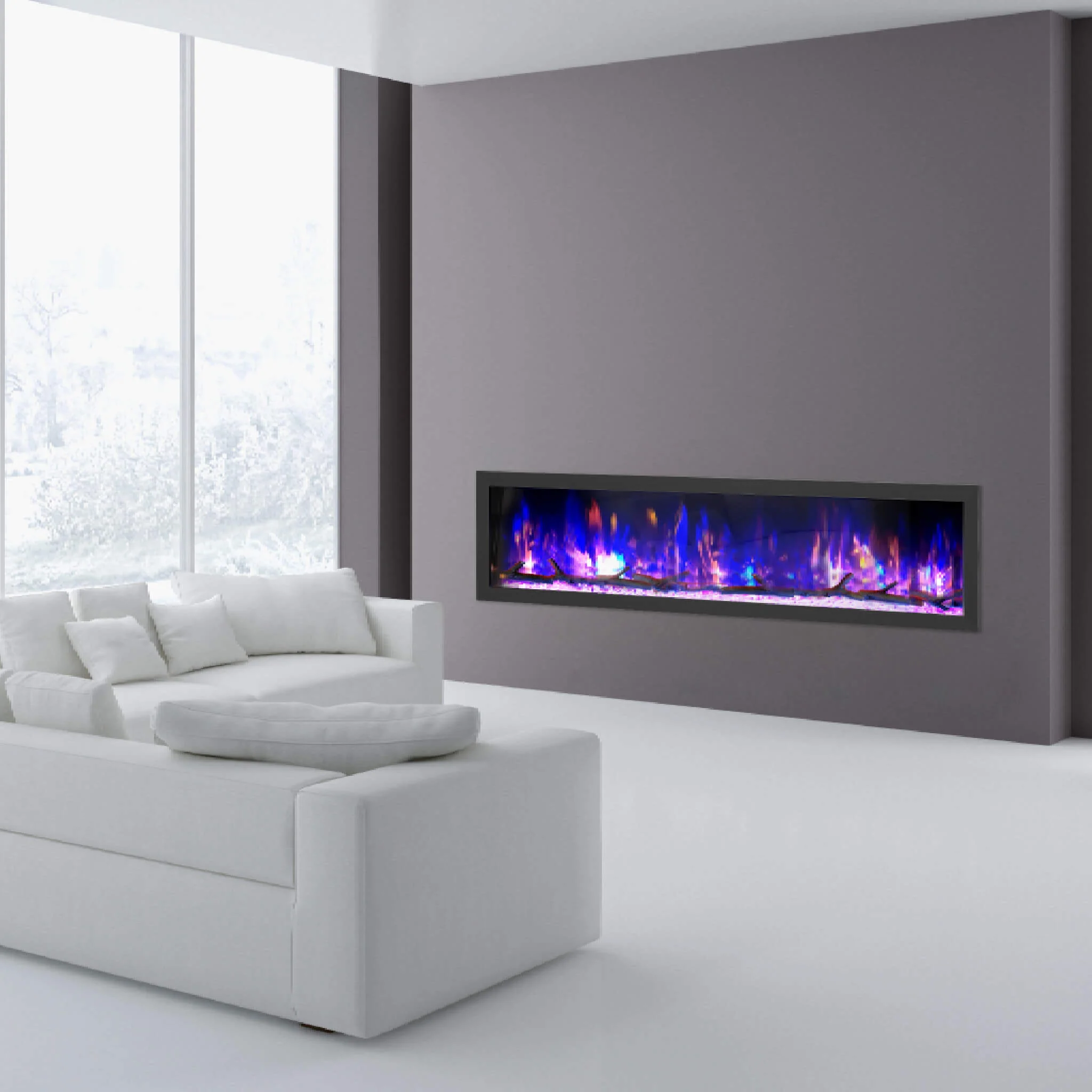 Dynasty Cascade 74" Smart Linear Electric Fireplace [DY-BTX74] - Image 10