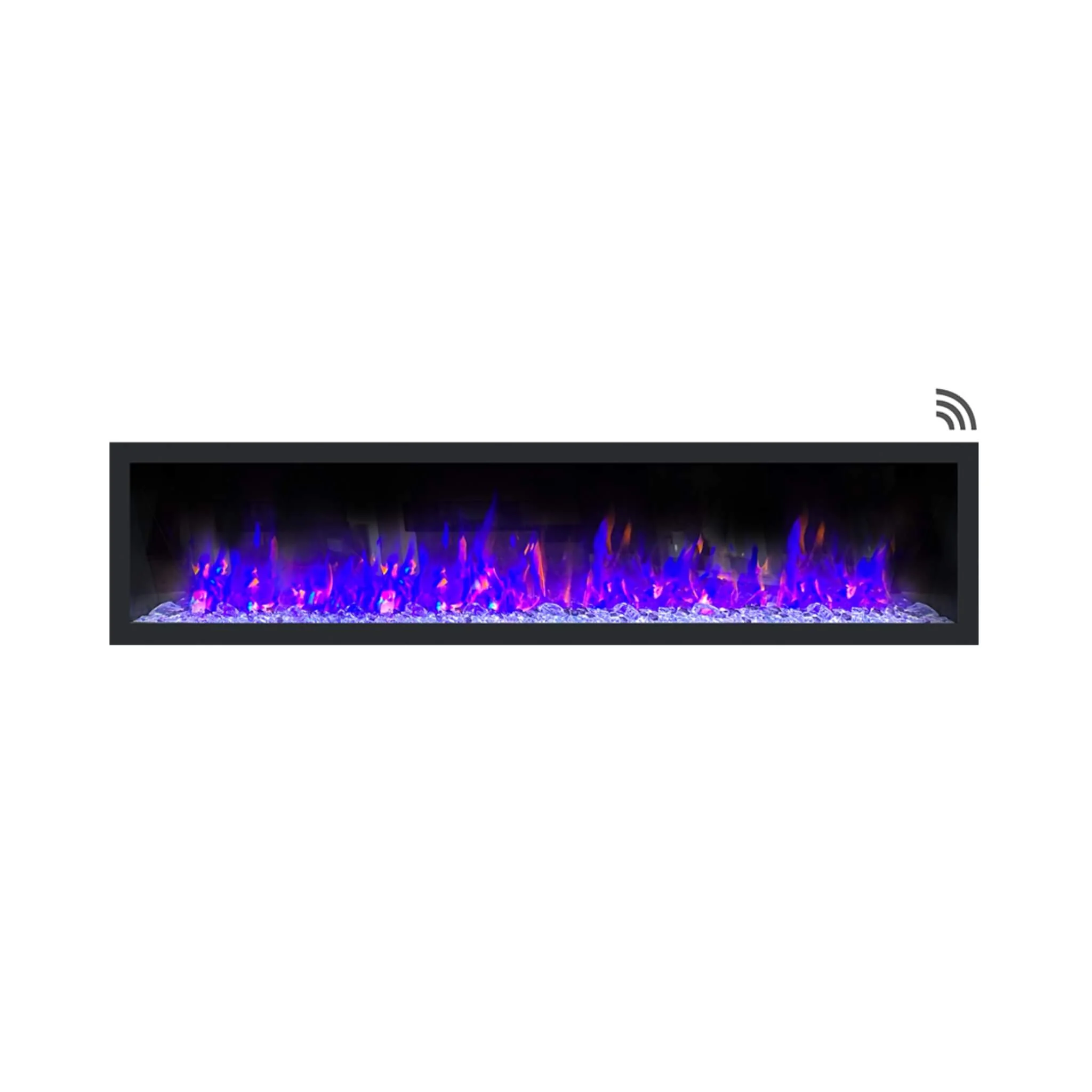 Dynasty Cascade 82" Recessed Linear Electric Fireplace [DY-BTX82] - Image 3