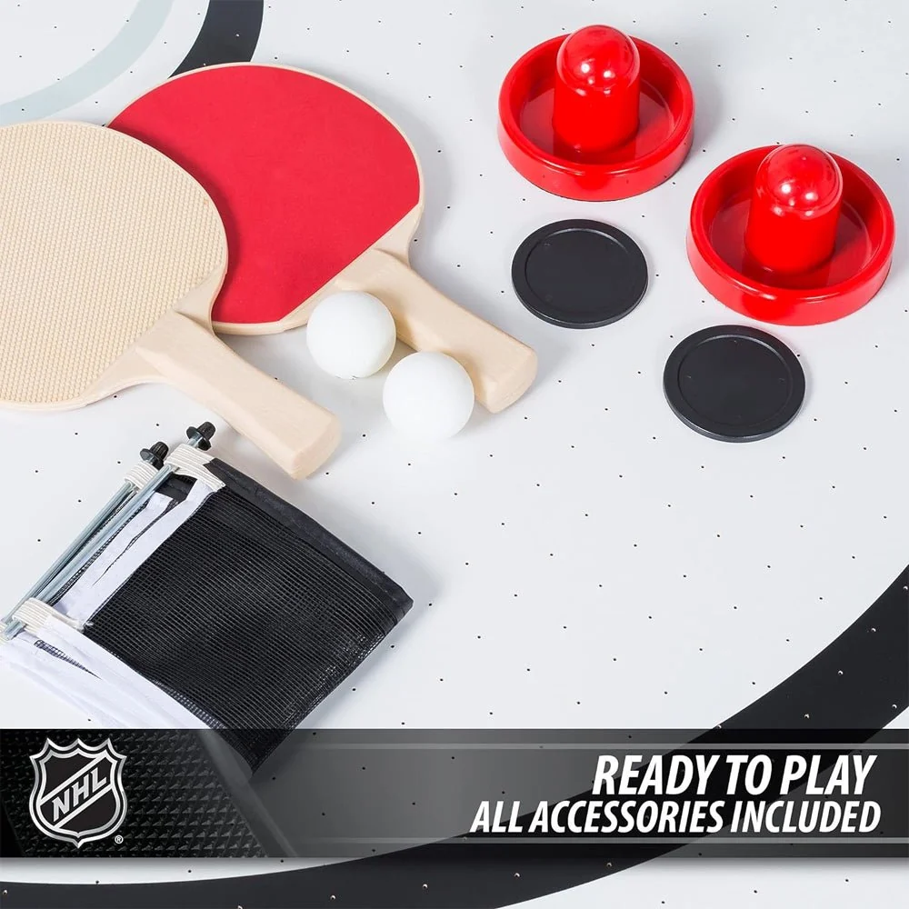 Eastpoint 2-In-1 Air Hockey Table Tennis Multi-Game Table, 80" (93847625) - Image 6