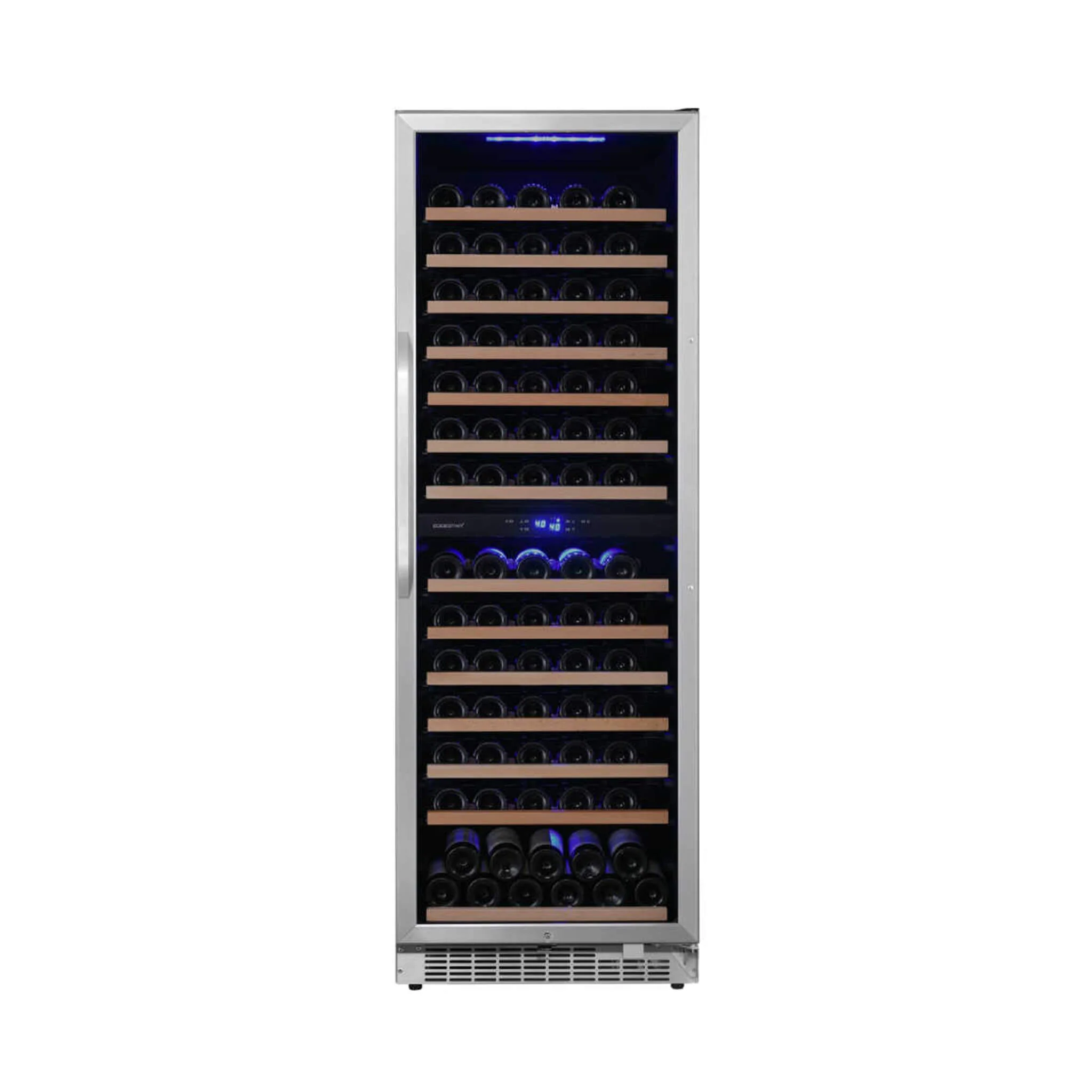 Edgestar 141 Bottle Capacity Freestanding Dual Zone Wine Cooler With Interior Lighting, 24" (SAK49245) - Image 6