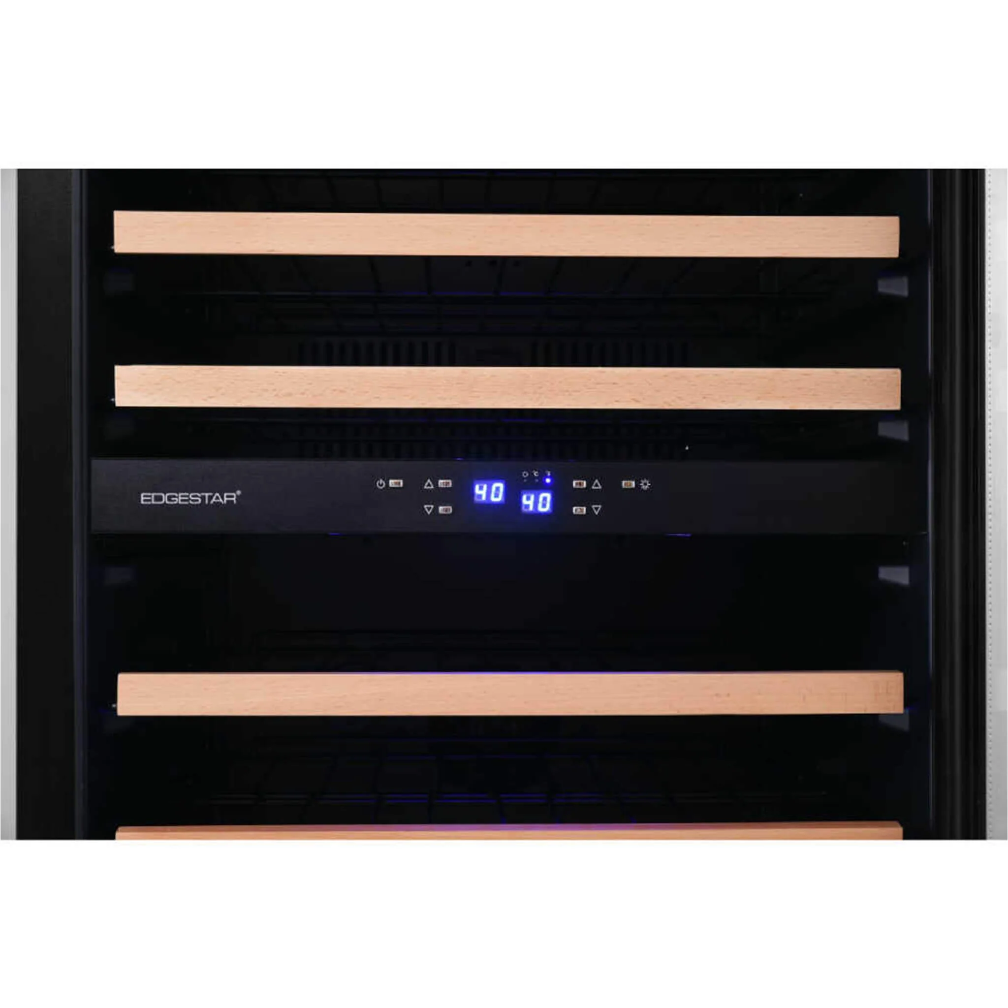 Edgestar 141 Bottle Capacity Freestanding Dual Zone Wine Cooler With Interior Lighting, 24" (SAK49245) - Image 8