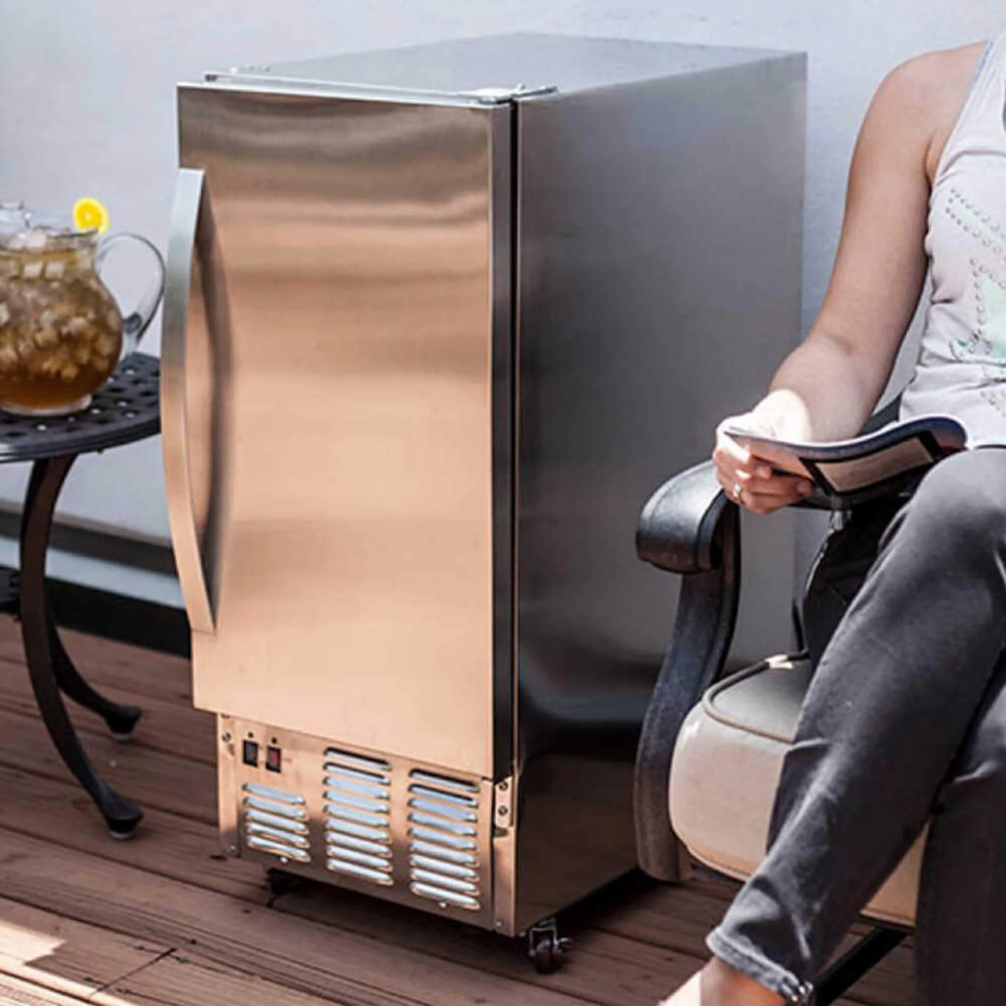 Edgestar 15" Outdoor Undercounter Ice Maker W/ 50 LBS Daily Ice Production (SAK84720) - Image 6