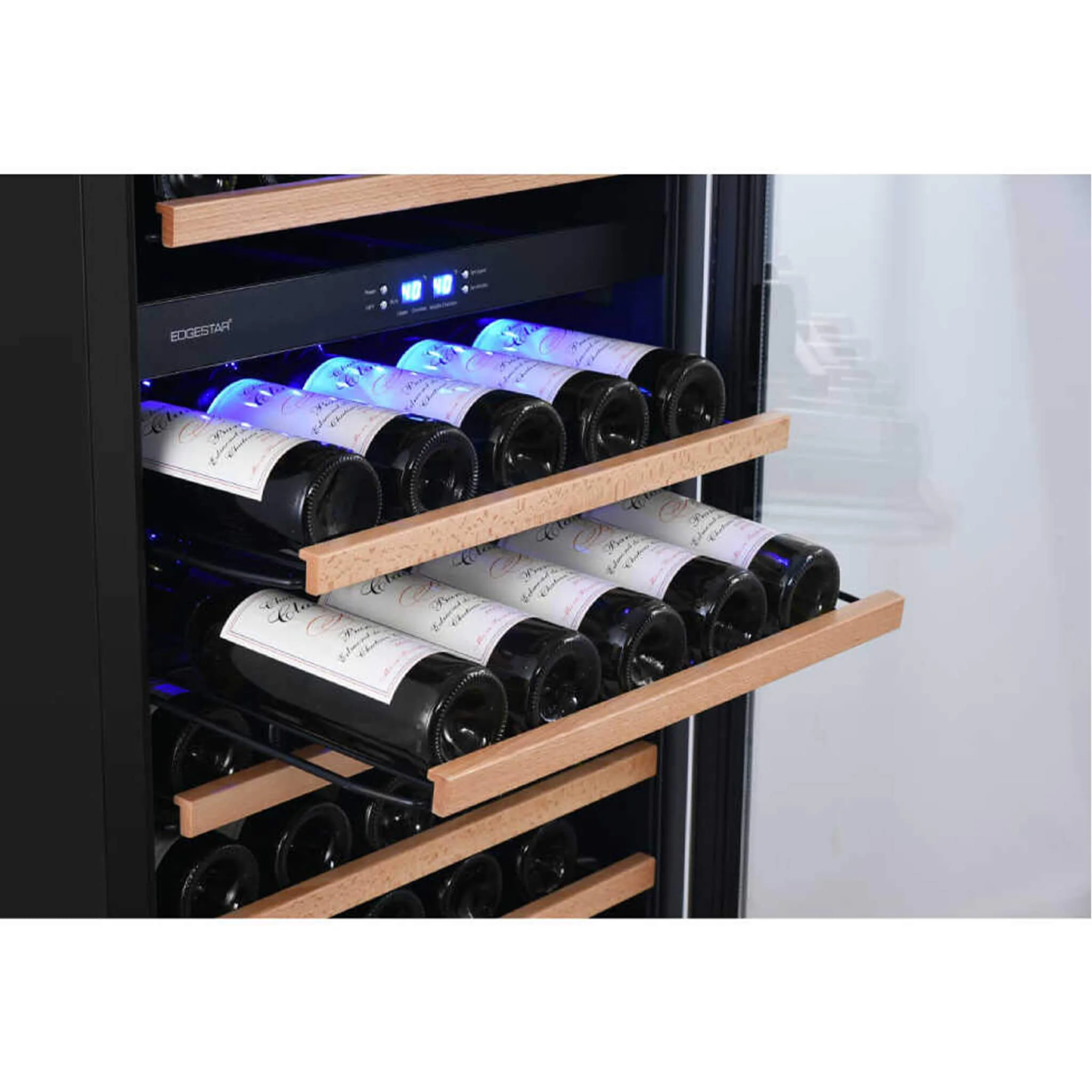 Edgestar 24" Wide 131 Bottle Capacity Built-In Triple Zone Wine Cooler (SAK65891) - Image 9