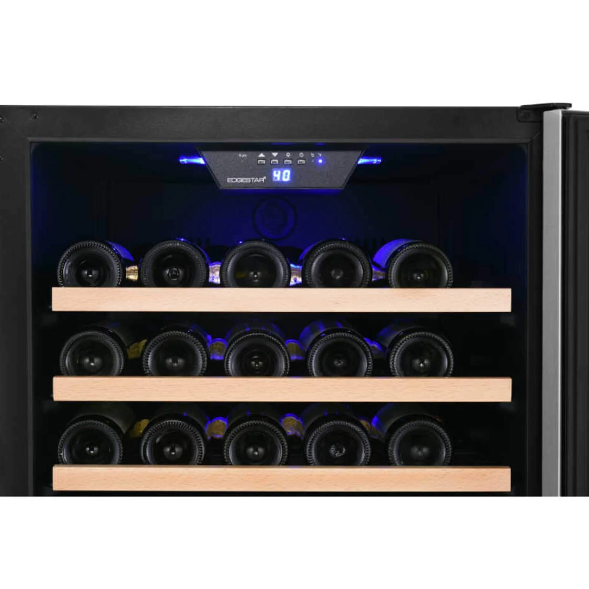 Edgestar 24" Wide 151 Bottle Capacity Freestanding Single Zone Wine Cooler With Even Cooling Technology (SAK30756) - Image 15