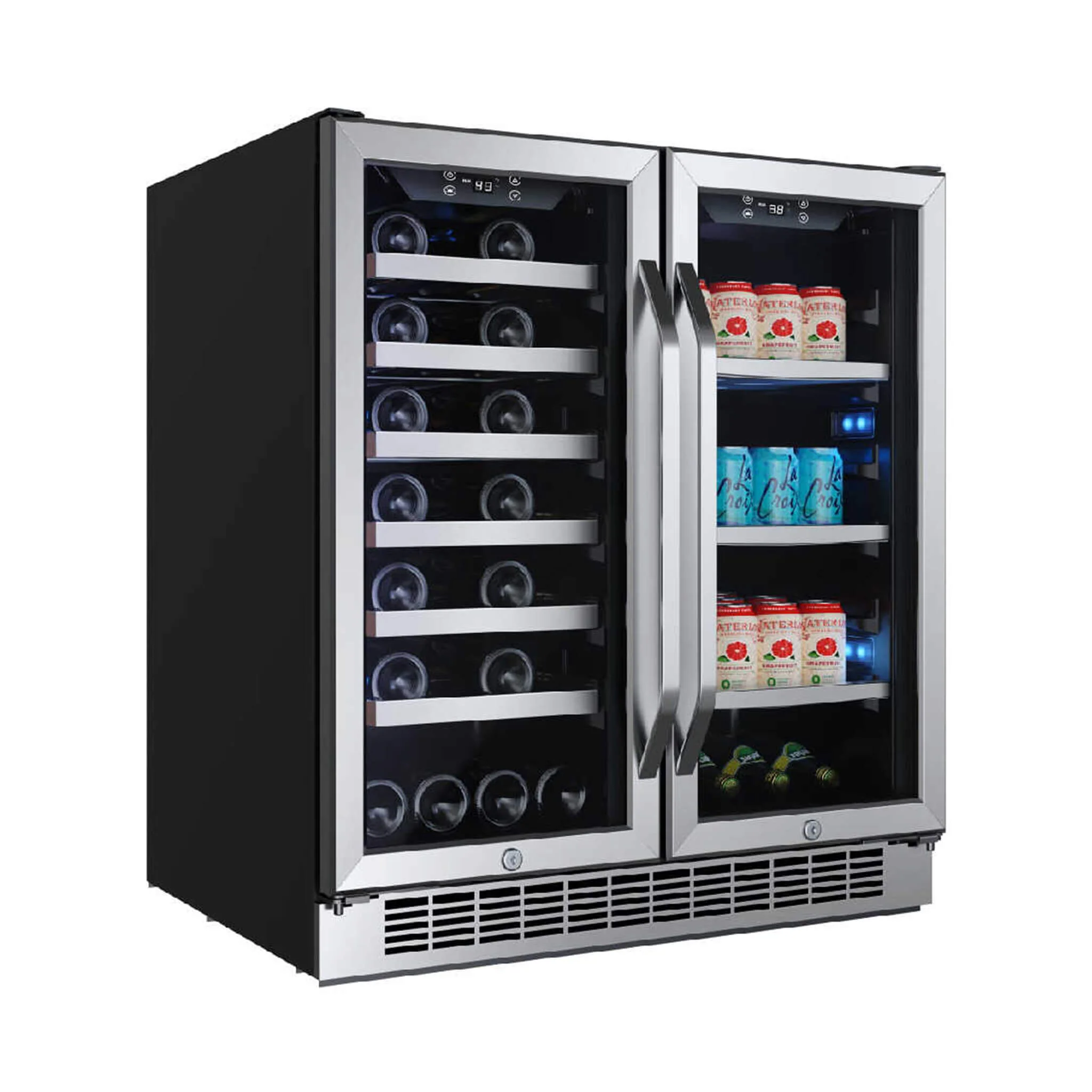 Edgestar 30" Wide 28 Bottle Built In Dual Zone Beverage Center With 86 Can Capacity (SAK35972) - Image 11