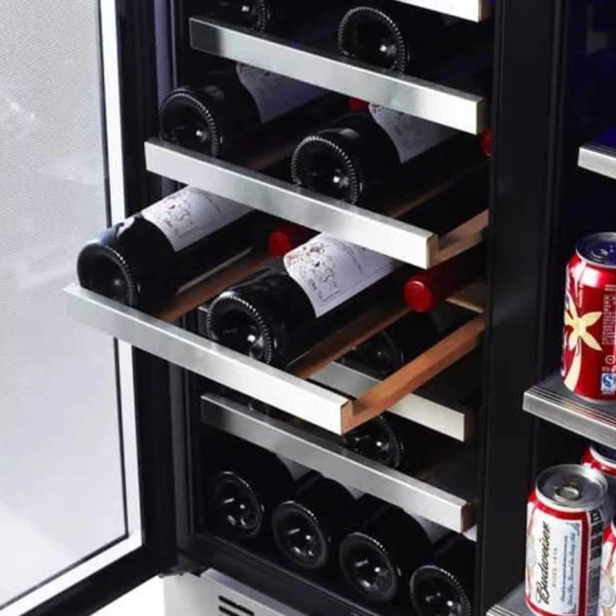 Edgestar 30" Wide 28 Bottle Built In Dual Zone Beverage Center With 86 Can Capacity (SAK35972) - Image 14