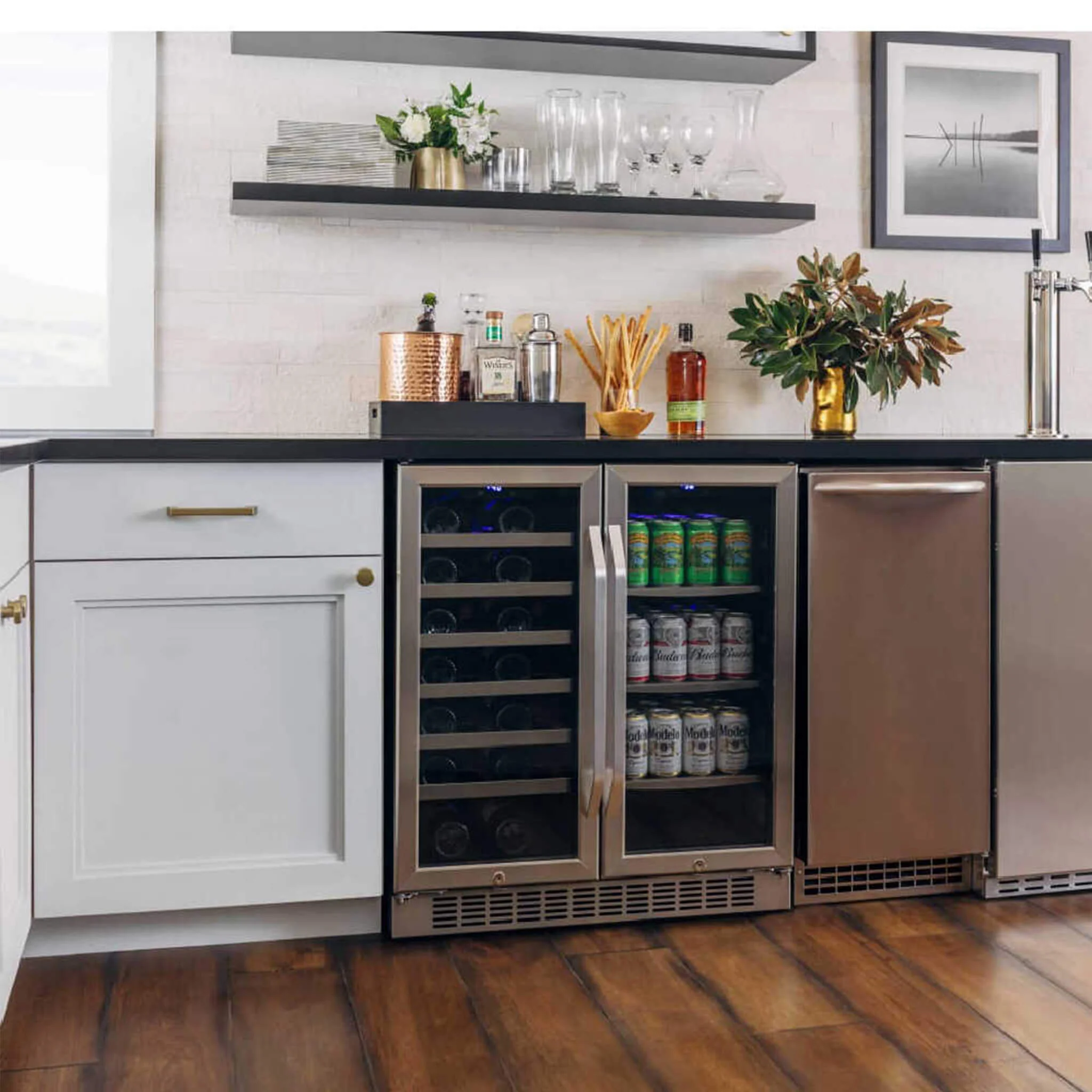 Edgestar 30" Wide 28 Bottle Built In Dual Zone Beverage Center With 86 Can Capacity (SAK35972) - Image 6