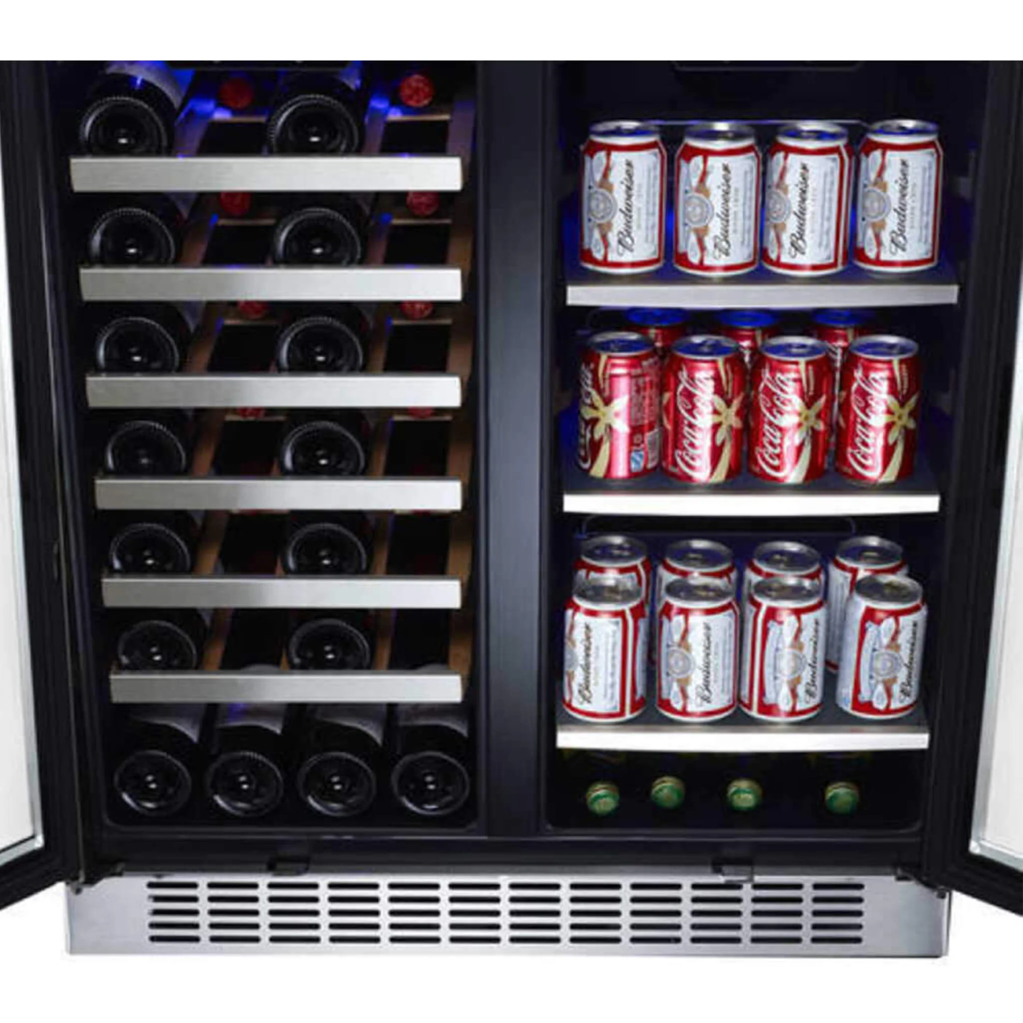 Edgestar 30" Wide 28 Bottle Built In Dual Zone Beverage Center With 86 Can Capacity (SAK35972) - Image 9