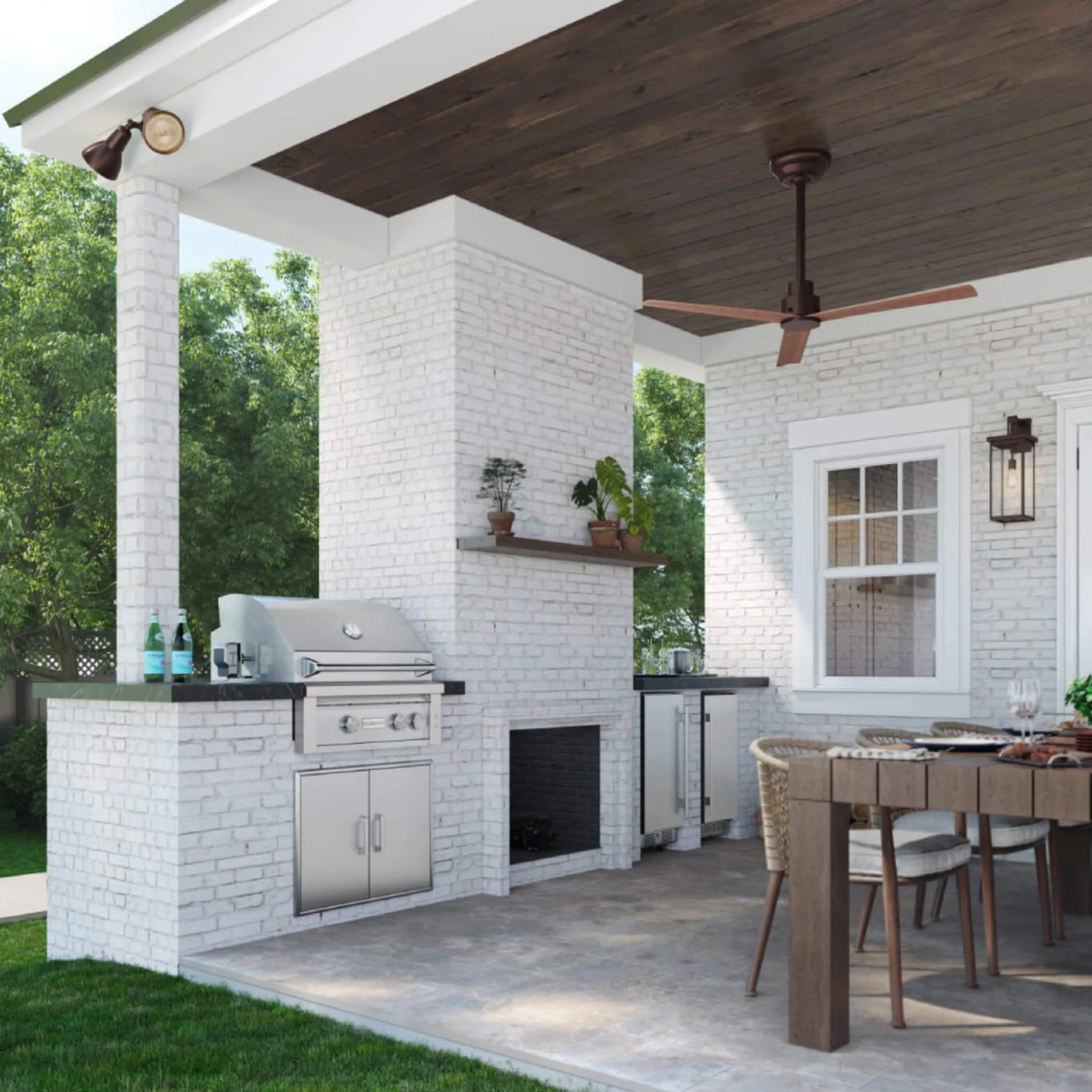 Edgestar 60K BTU Natural Gas Outdoor Built-In Grill W/ Rotisserie And LED Lighting, 30" (SAK52871) - Image 3