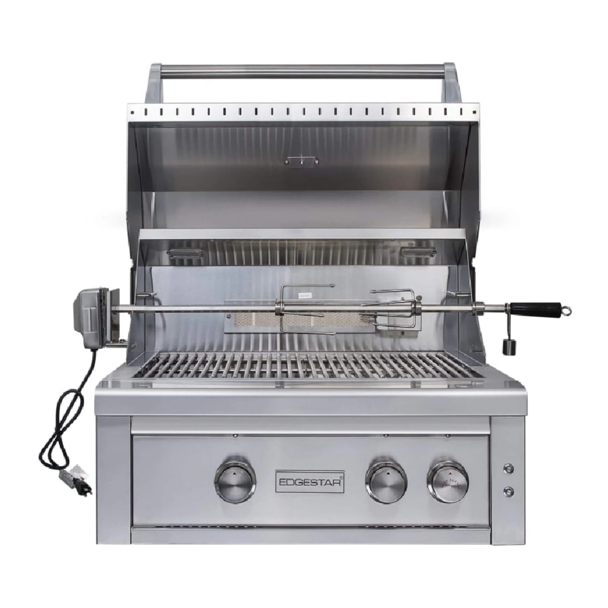 Edgestar 60K BTU Natural Gas Outdoor Built-In Grill W/ Rotisserie And LED Lighting, 30" (SAK52871) - Image 7