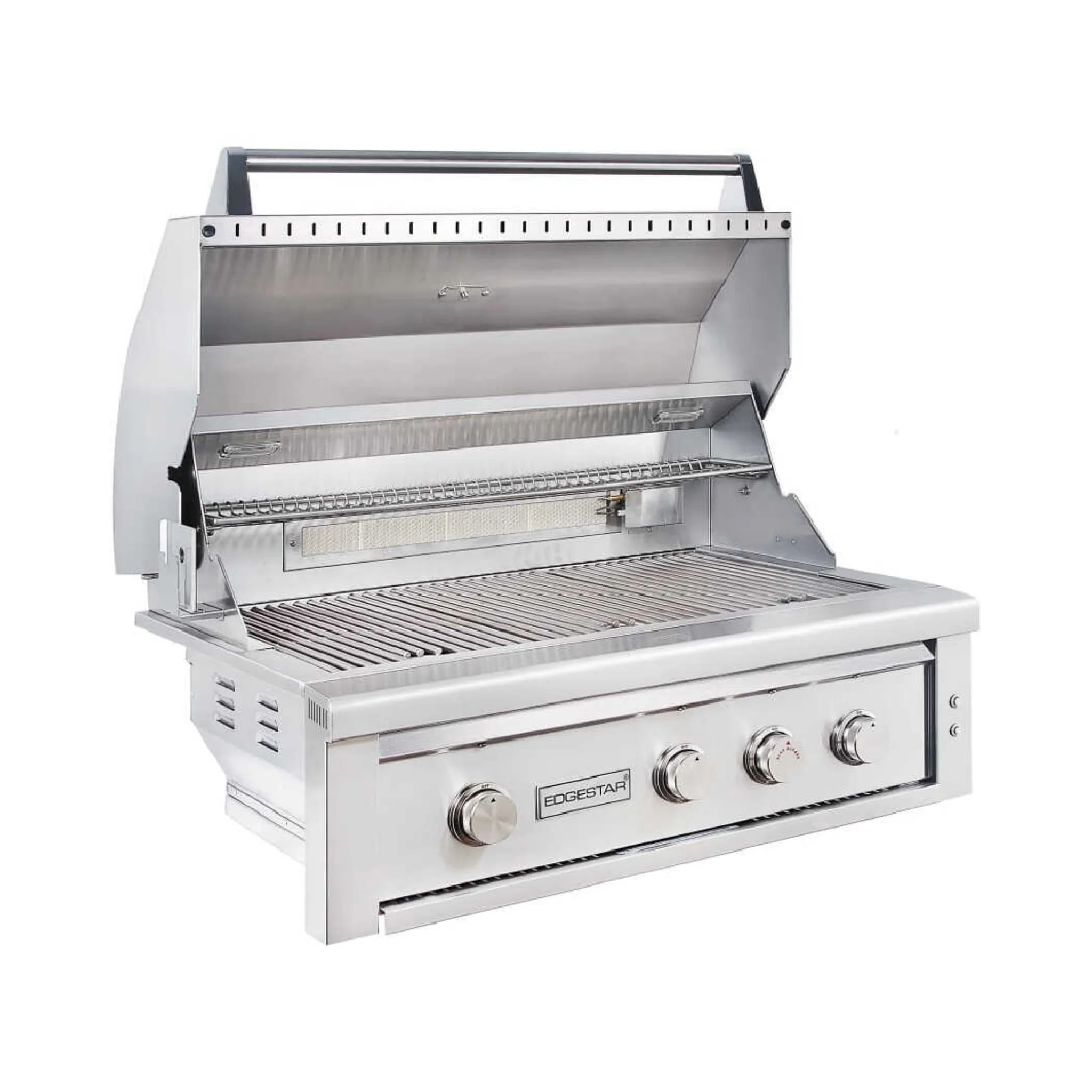 Edgestar 89K BTU 36" Natural Gas Freestanding Grill Cart With Lighting Knobs & Rotisserie (SAK12573) - Image 3