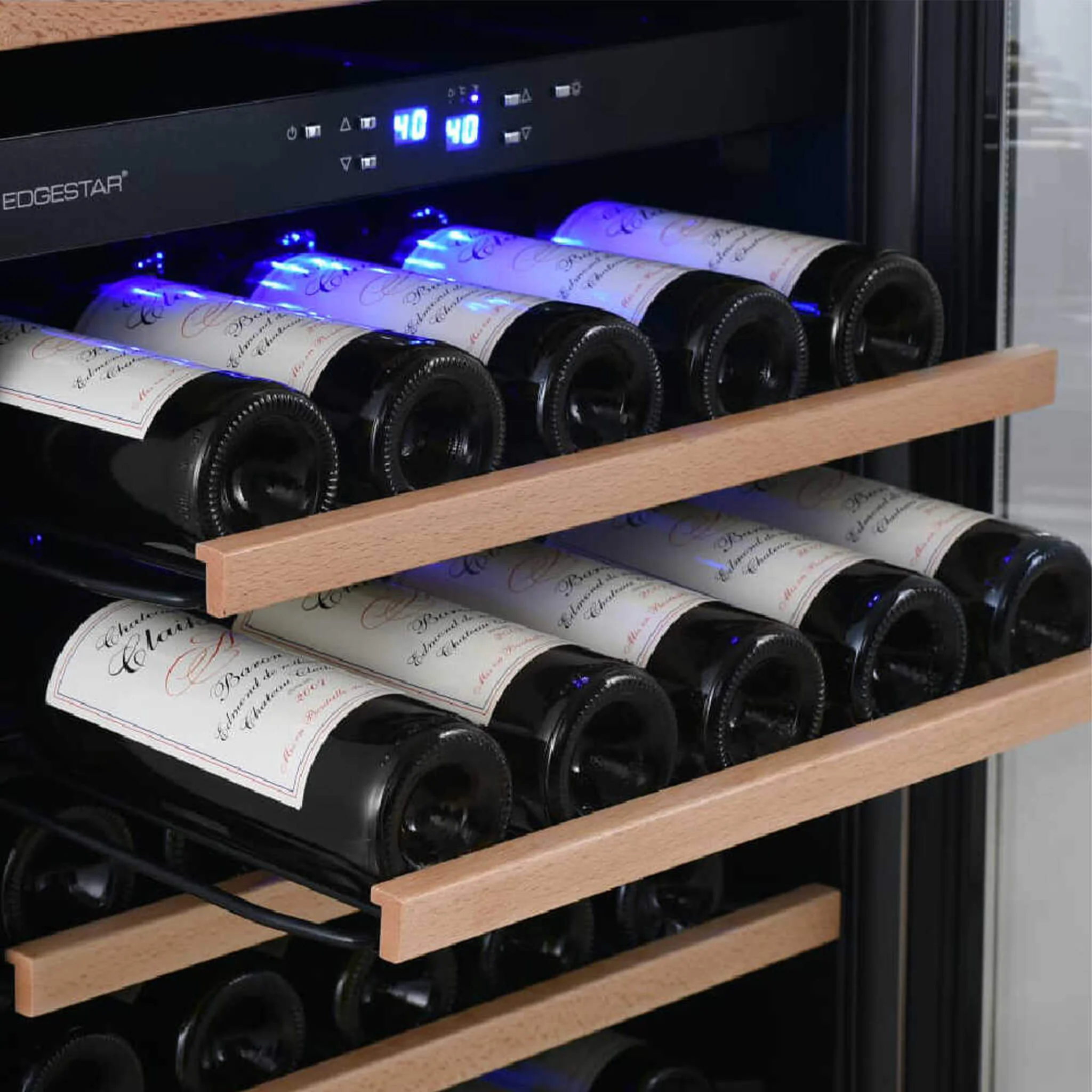 Edgestar Premium 101 Bottle Capacity Built In Dual Zone Wine Cooler, 24" (SAK92835) - Image 12