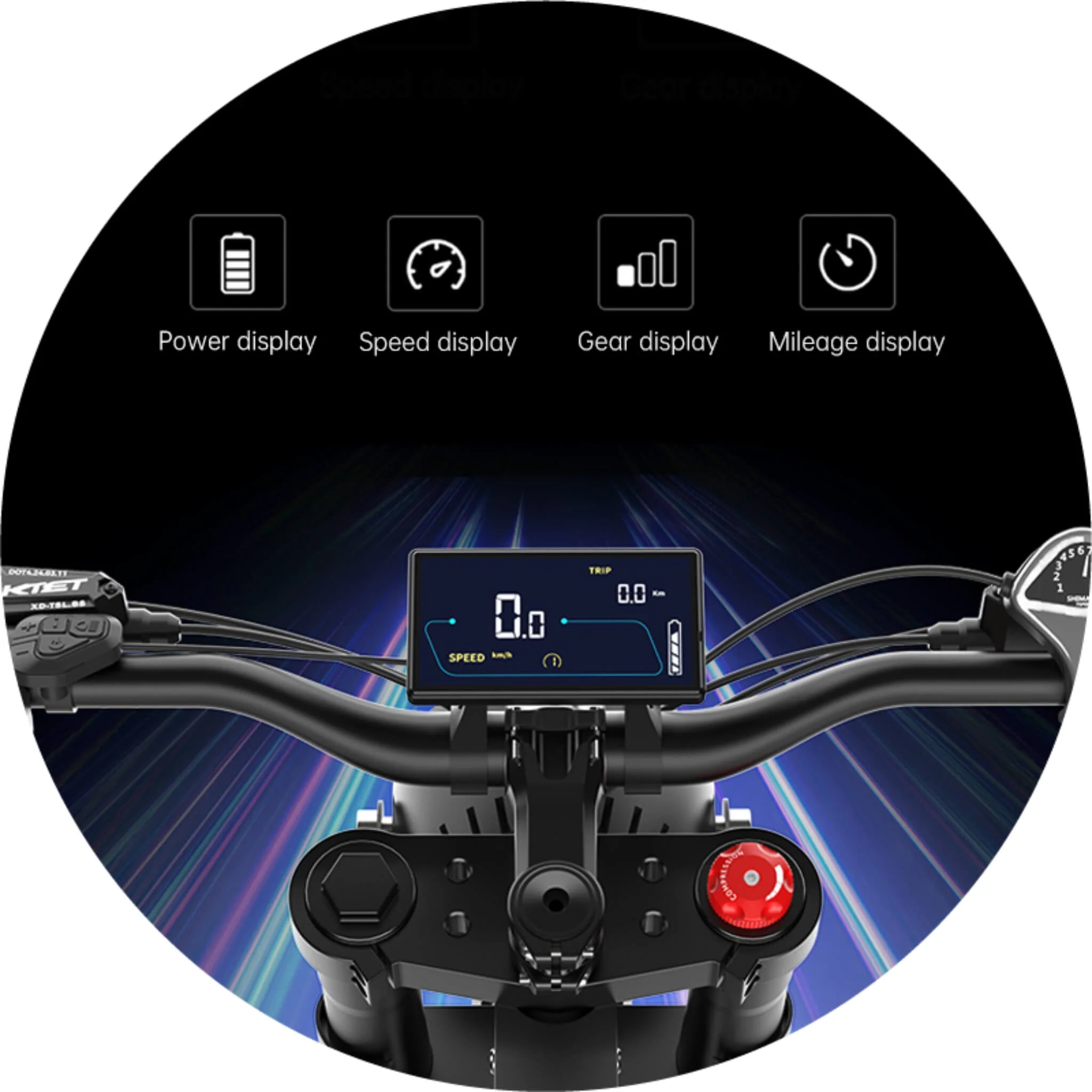 EKX X21 2000W 48V/35AH Premium Electric Off-Road Mountain Dirt Bike (SAK92745) - Image 5