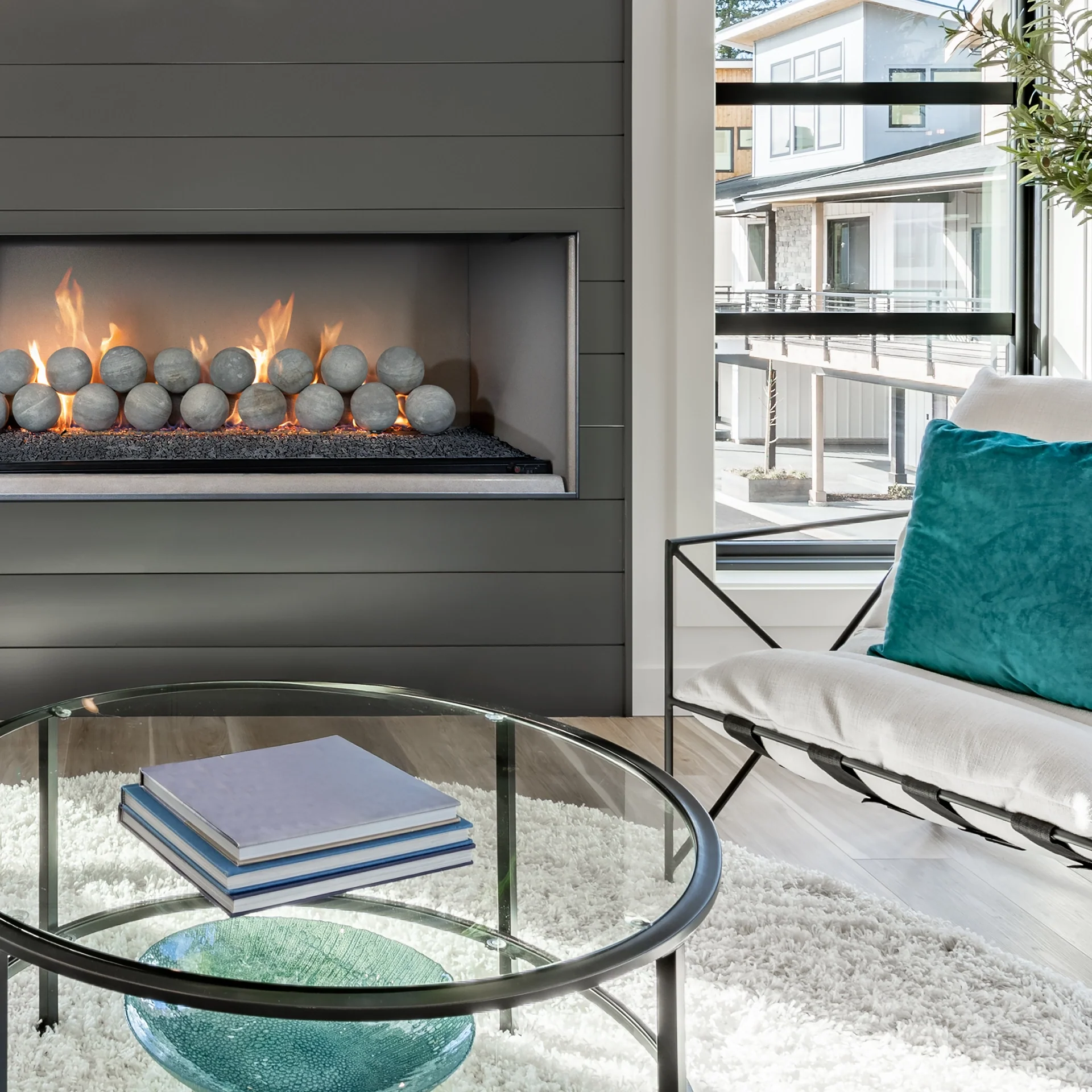 Empire Aspen 60" Wood Burning Linear Firebox - WB60LFB0F - Image 2