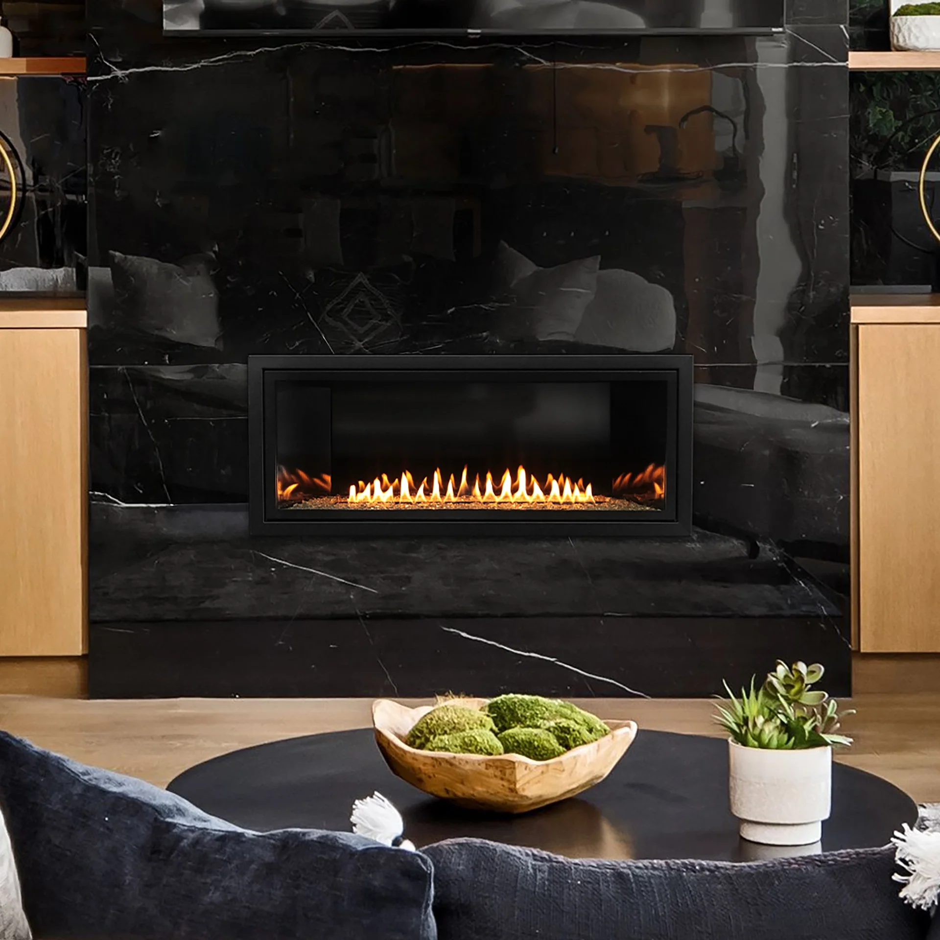 Empire Boulevard 60" Vent Free Linear Fireplace - VFLB60FP90 - Image 2