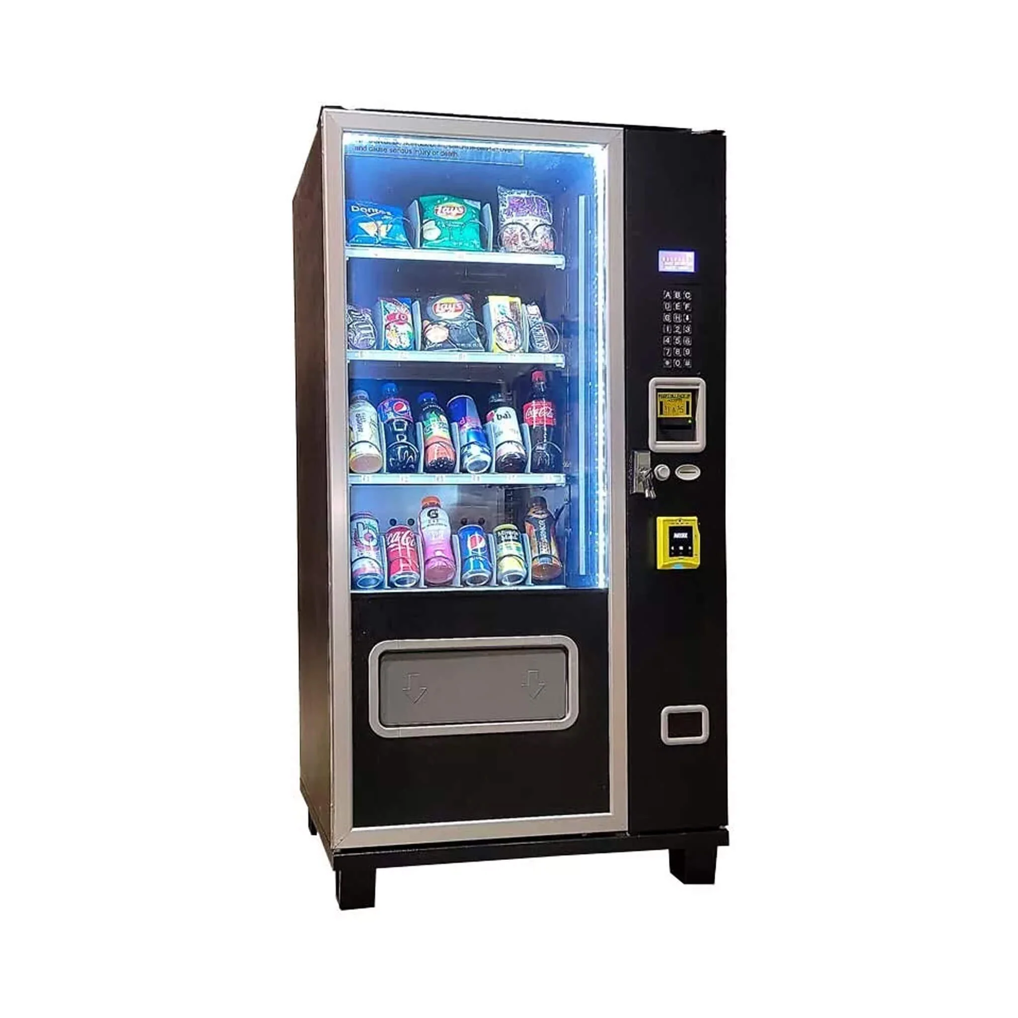 Epx 5FT Snacks And Drinks Combo Vending Machine With Refrigeration And Bill Acceptor [G424] (SAK51689) - Image 2