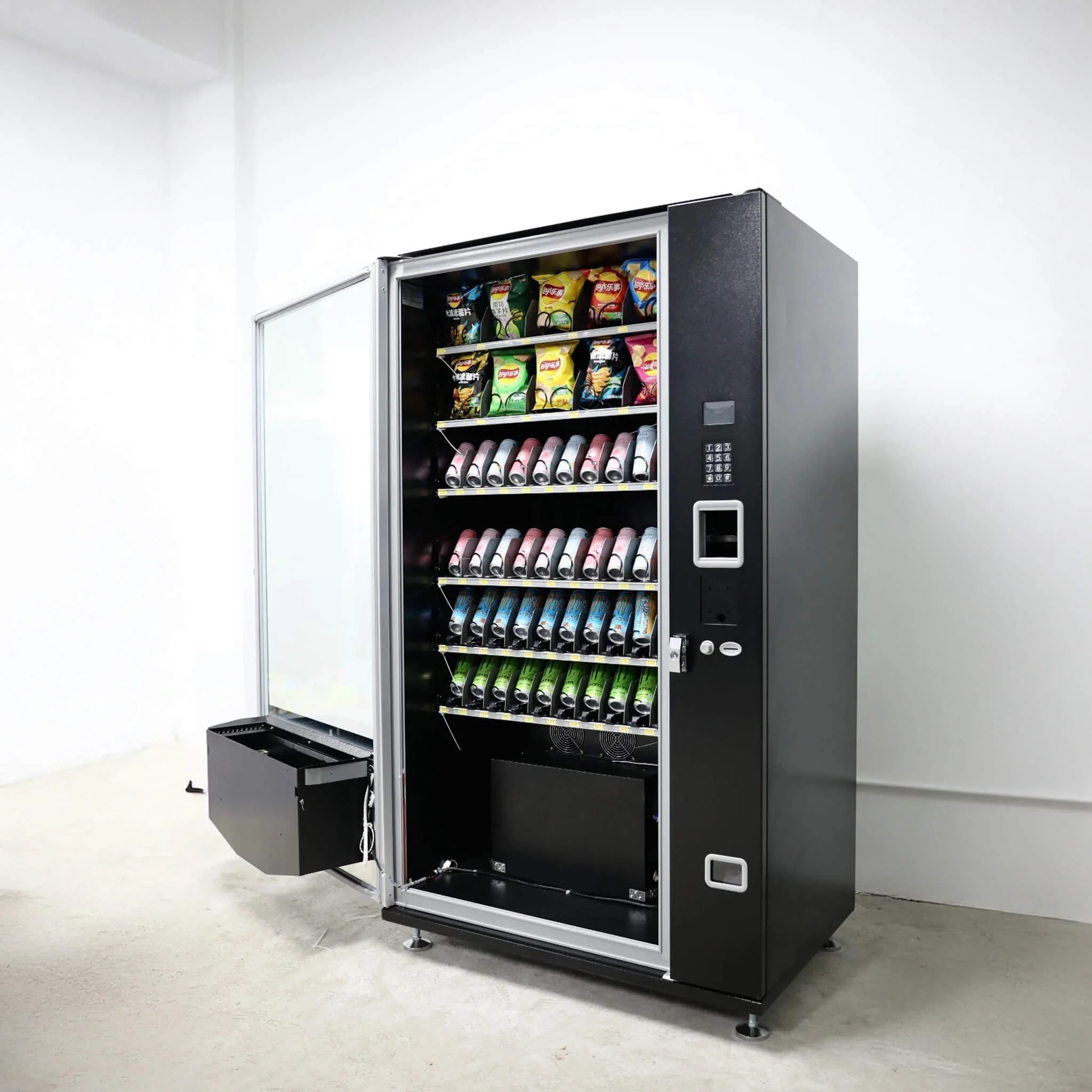 Epx Extra Large 6FT Snacks And Drinks Combo Vending Machine With Dual Zone Refrigeration And Bill Acceptor [EP-G660] (SAK12960) - Image 4