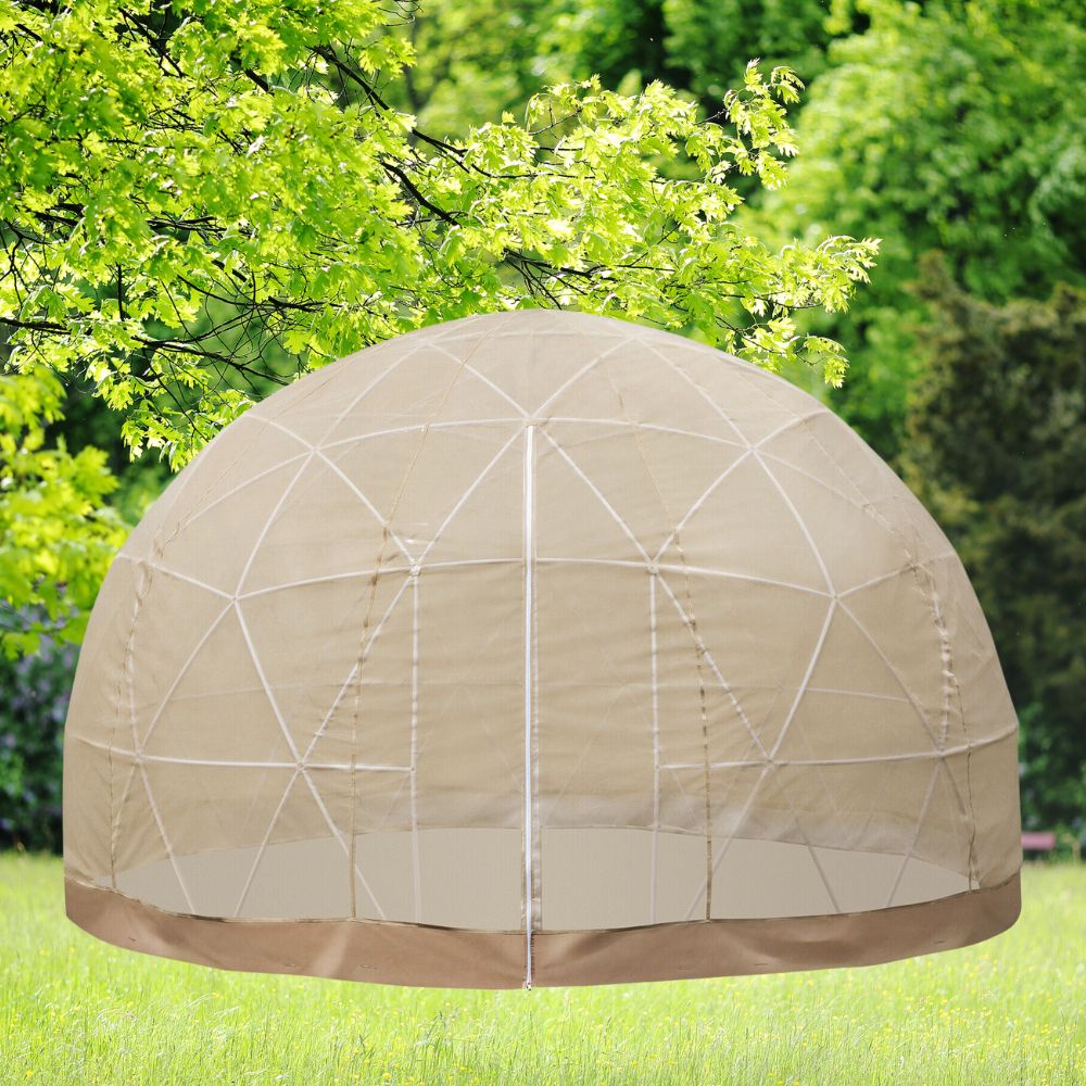 Extra Large 10 Person Outdoor Igloo Garden Greenhouse Dome Tent, 12FT (94316275) - Image 3
