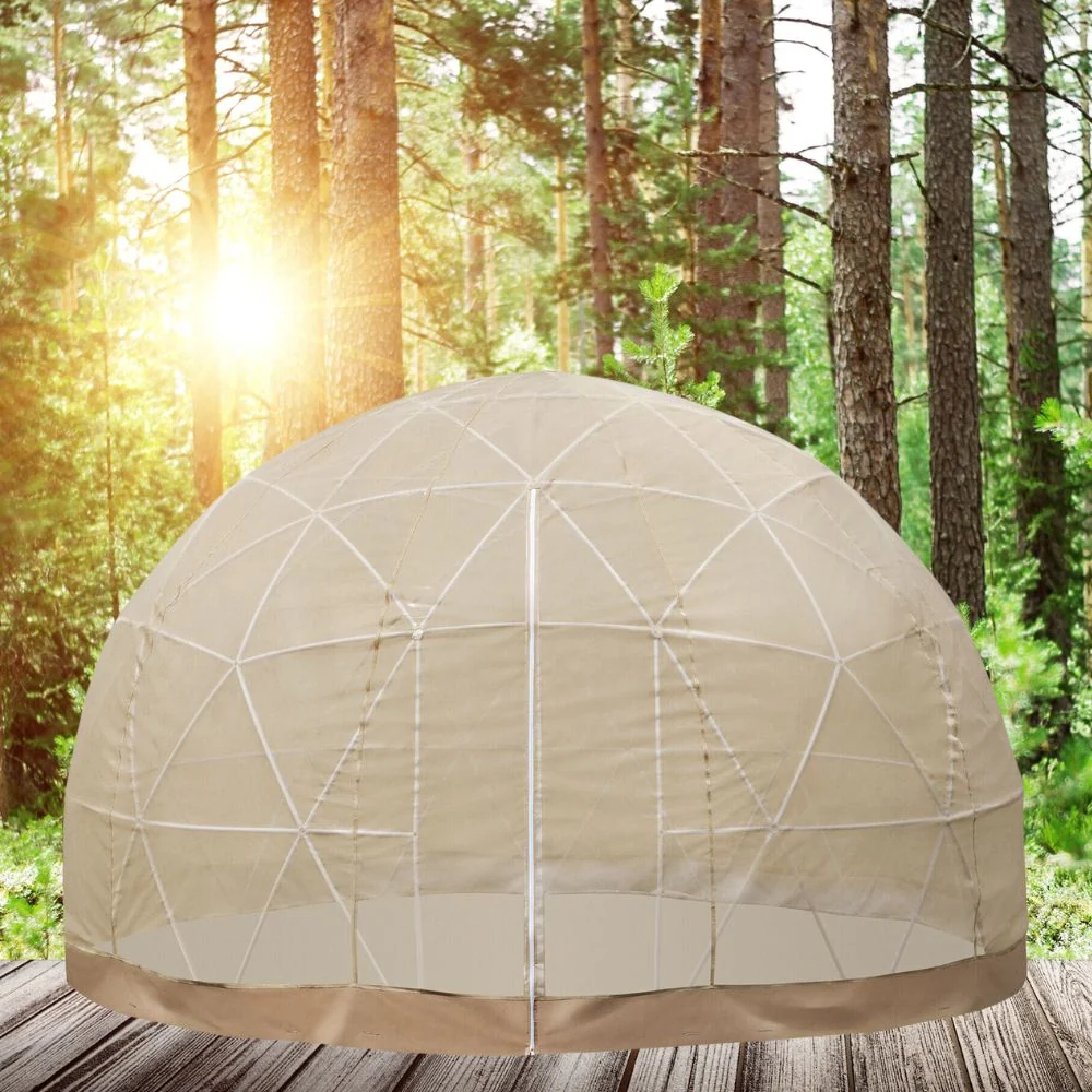 Extra Large 10 Person Outdoor Igloo Garden Greenhouse Dome Tent, 12FT (94316275) - Image 7