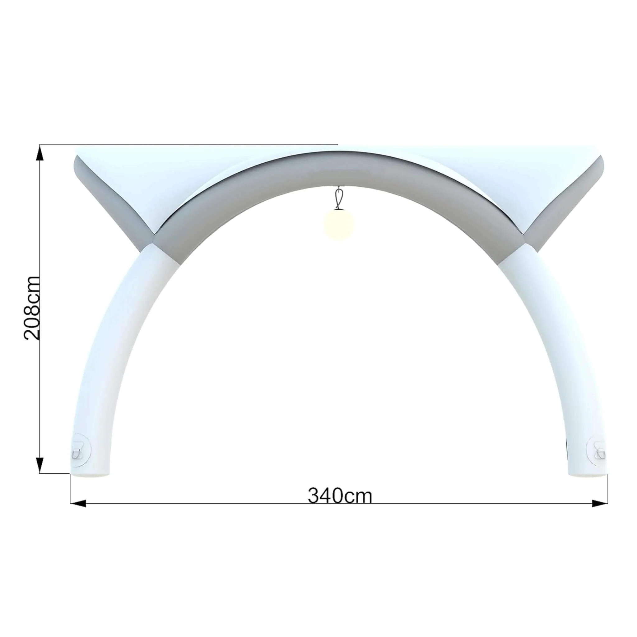 Extra Large Inflatable Floating Dock Platform With Air Pump (SAK91230) - Image 3