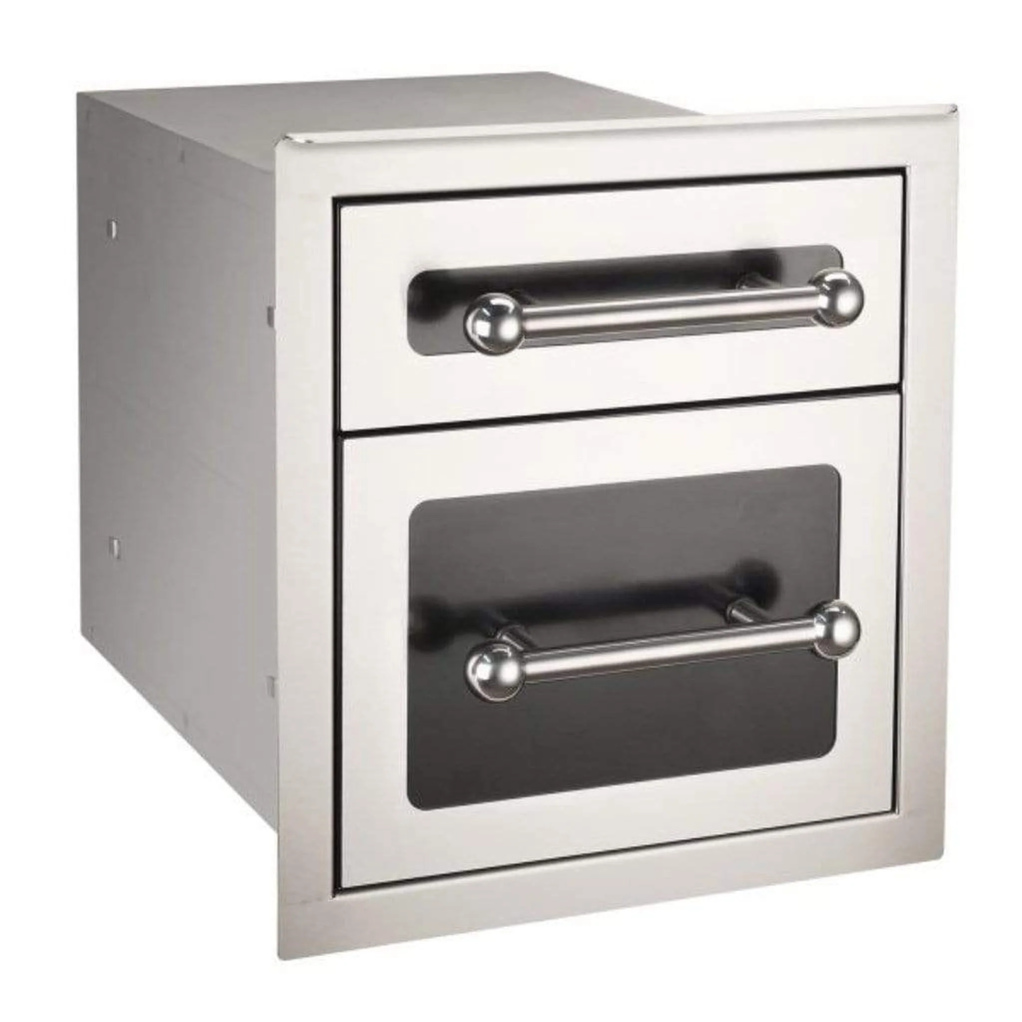 Fire Magic 14" 53802HSC Echelon Black Diamond Double Access Drawer w/ Soft Close
