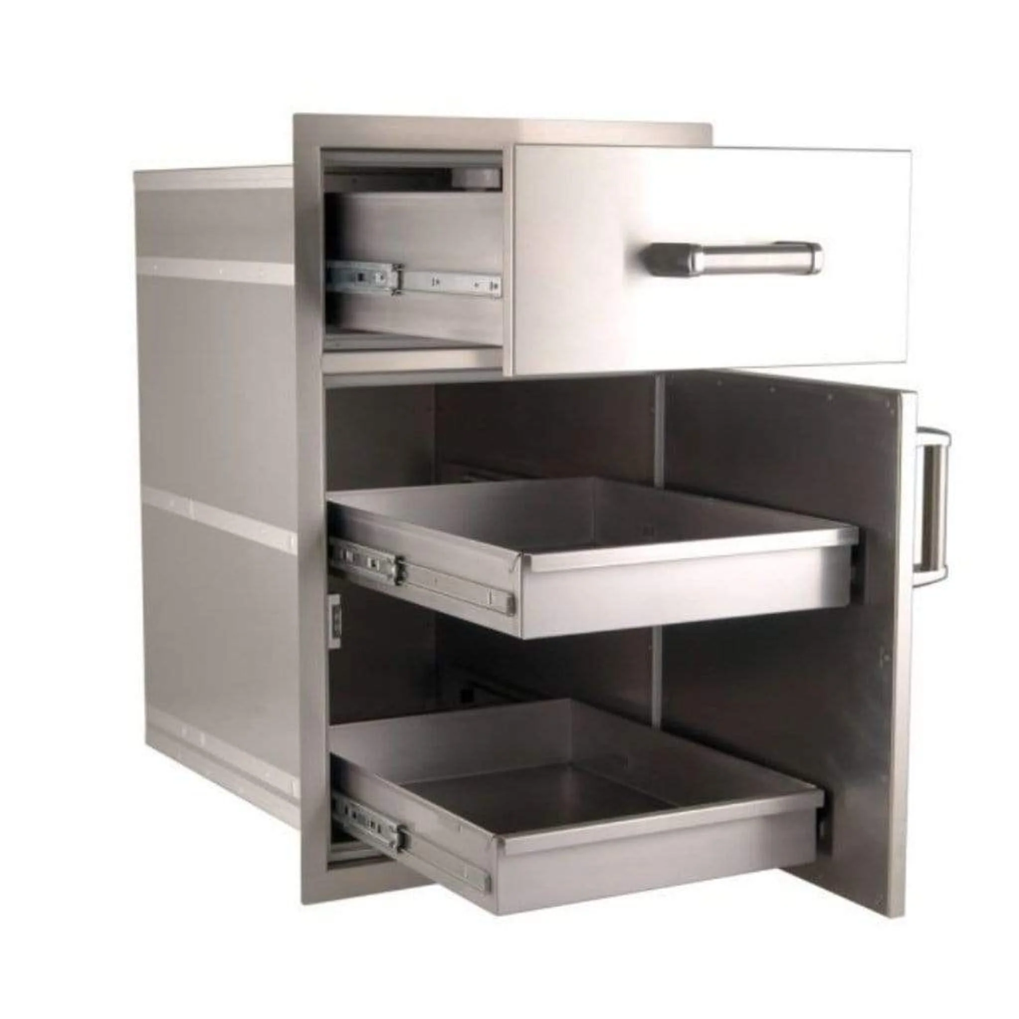 Fire Magic 20" 54020S Premium Flush Large Pantry Door/ Access Drawer Combo - Image 2