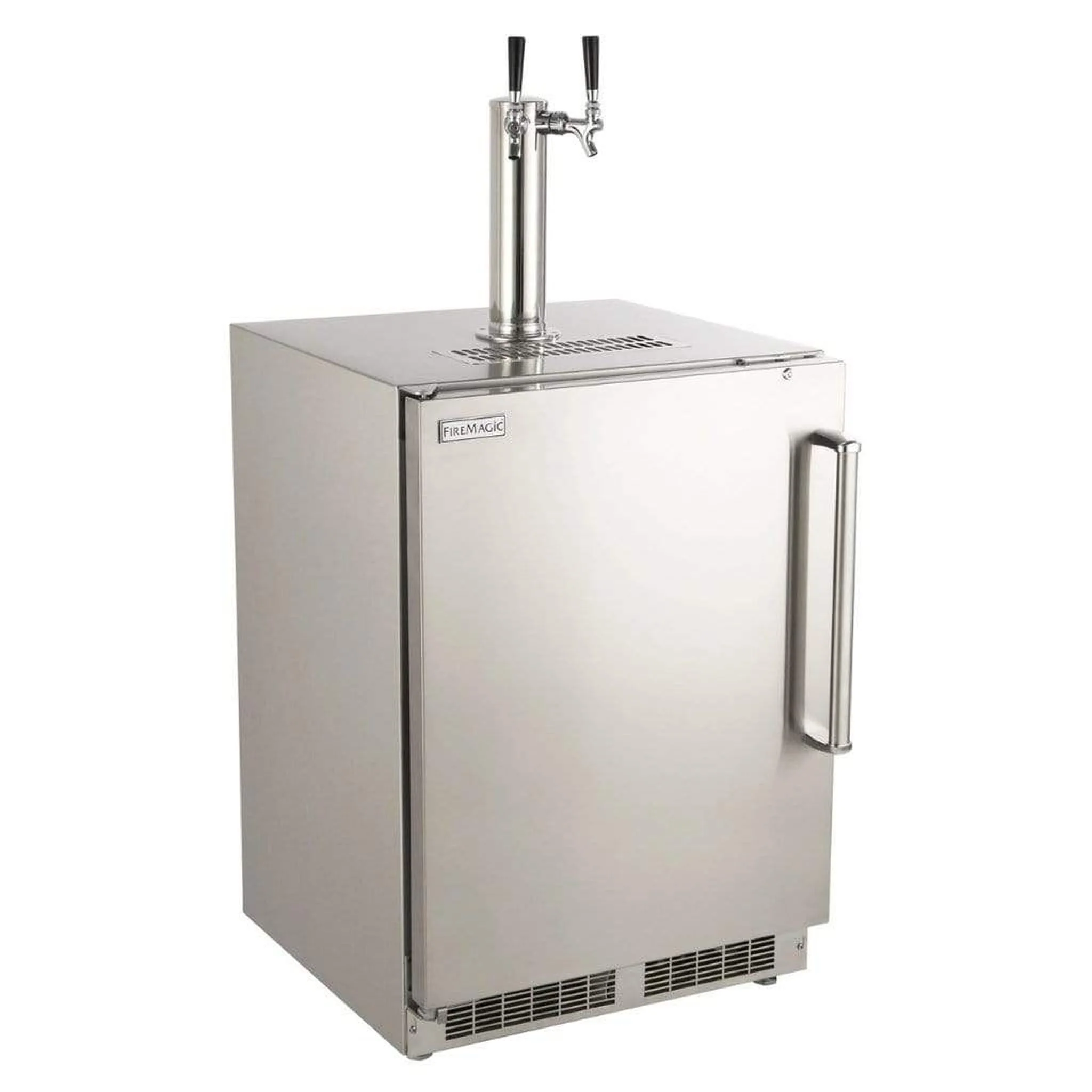 Fire Magic 24" 3594-DR/L Outdoor Rated Dual Tap Kegerator w/ Stainless Steel Premium Door - Image 3